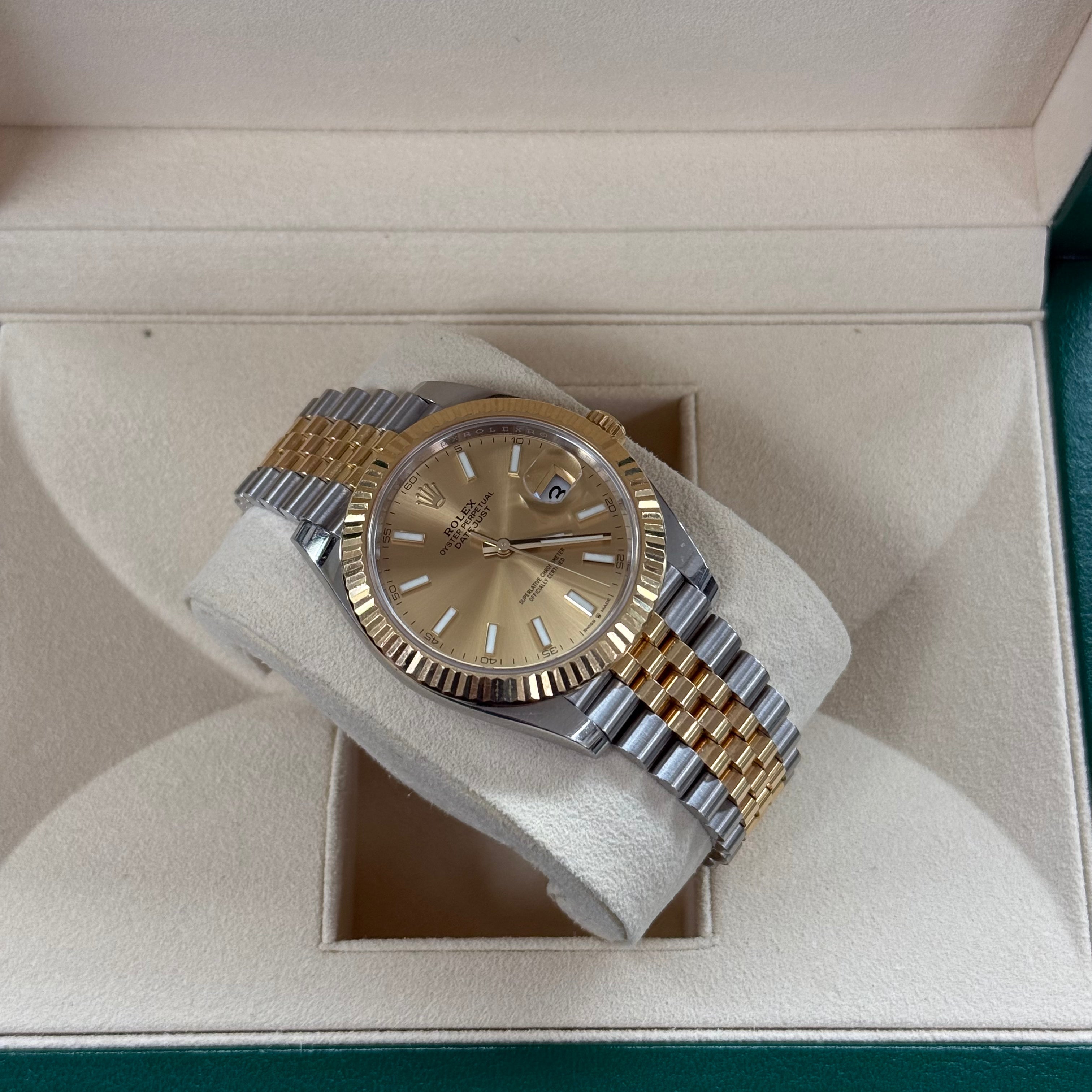 Rolex DateJust 41, Jubilee Champagne Dial (Ref. 126333)