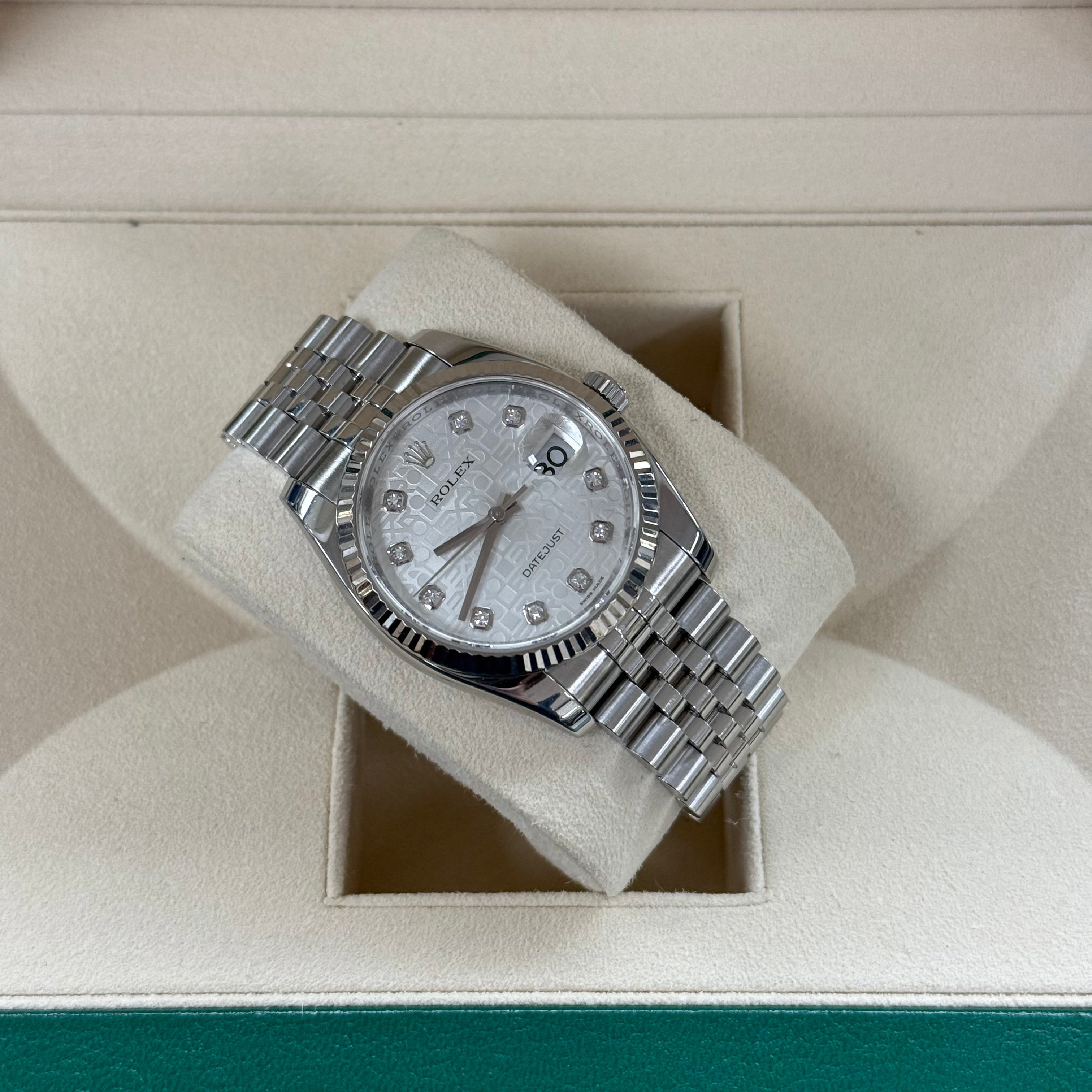 Rolex DateJust 36, Anniversary Diamond Dial on Jubilee (Ref. 116234)