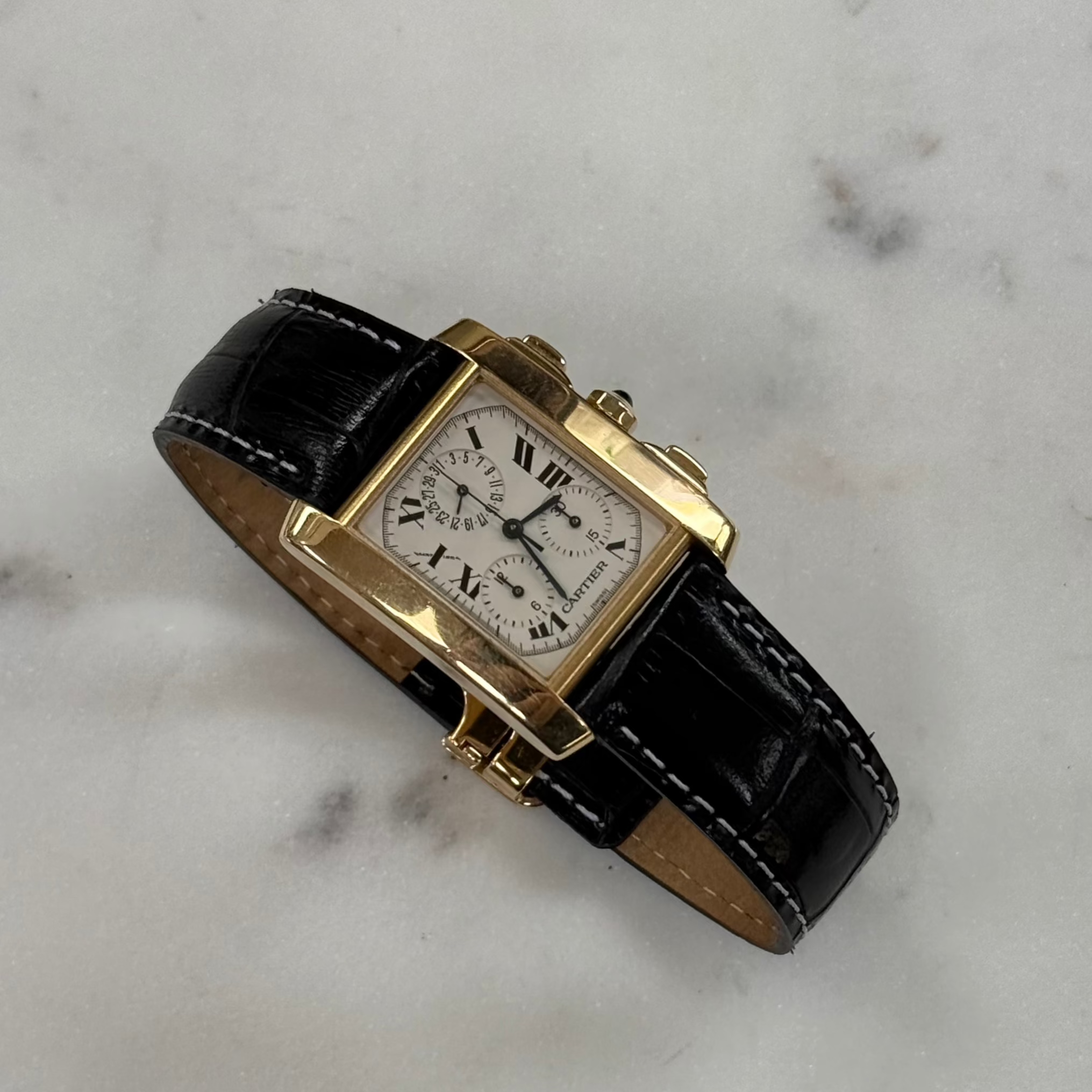Cartier Tank Francaise Chronoflex (Ref. W5000556)