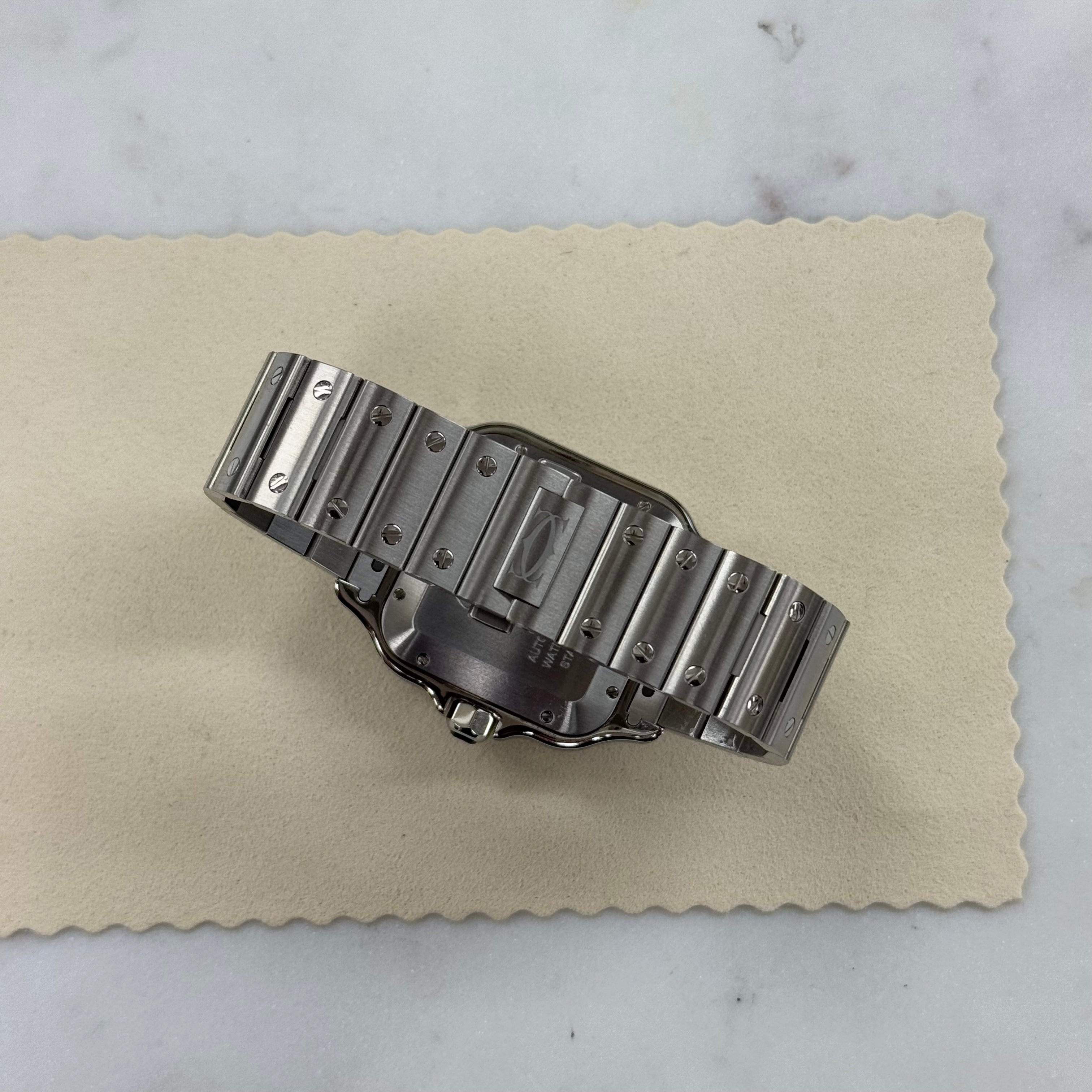 Cartier Santos Large, Green Dial (Ref. WSSA0062)