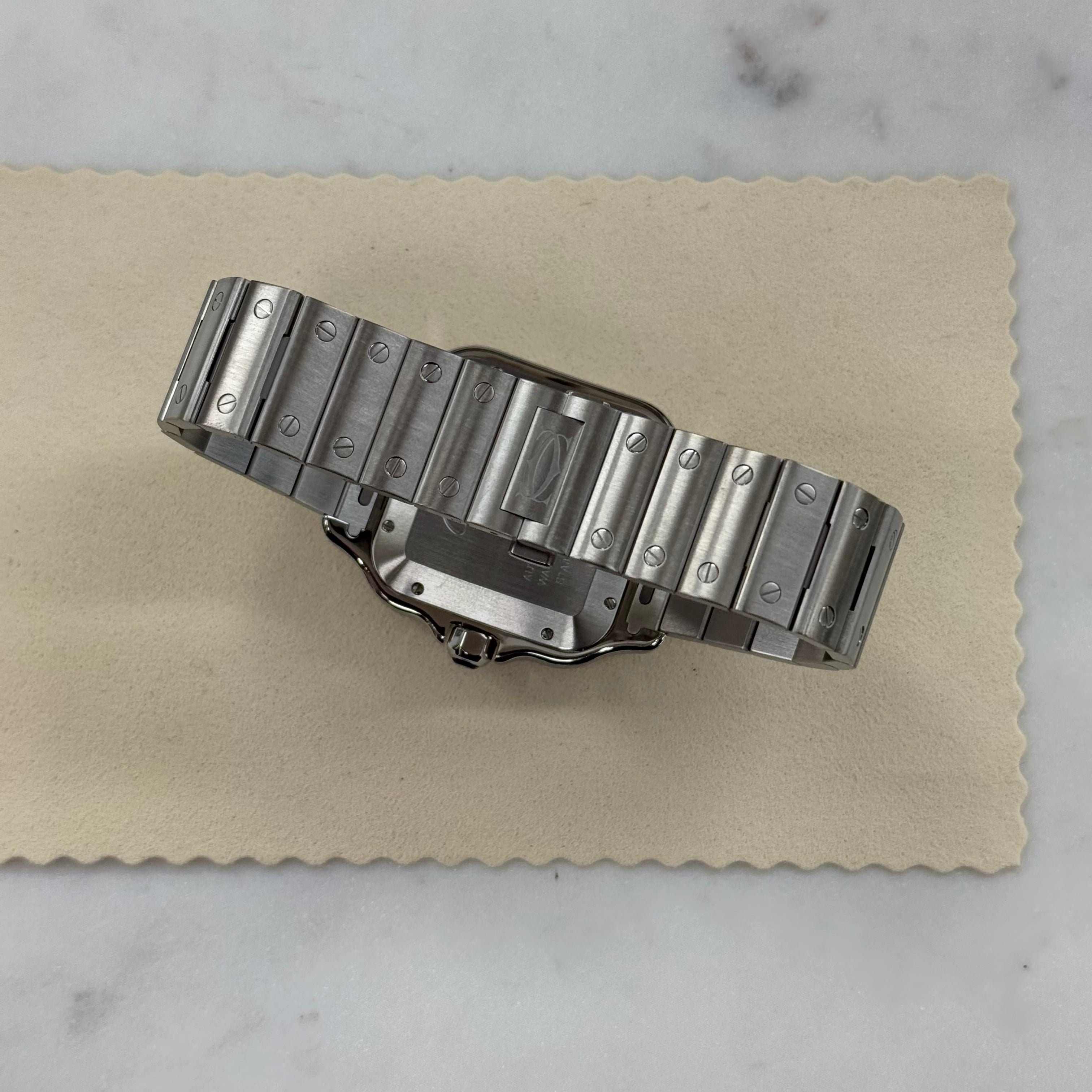 Cartier Santos Large, White Dial (Ref. WSSA0018)