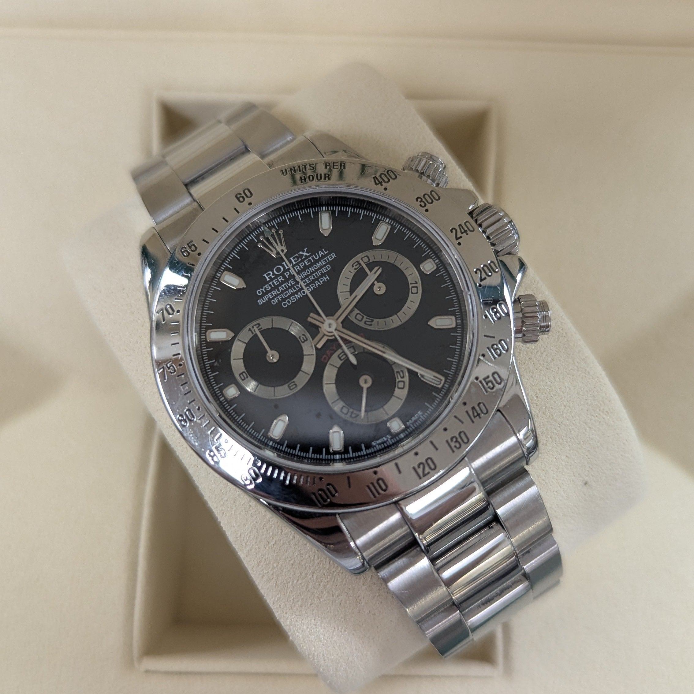 Rolex Daytona Pre-Ceramic, Black Dial "Old Buck" (Ref. 116520)
