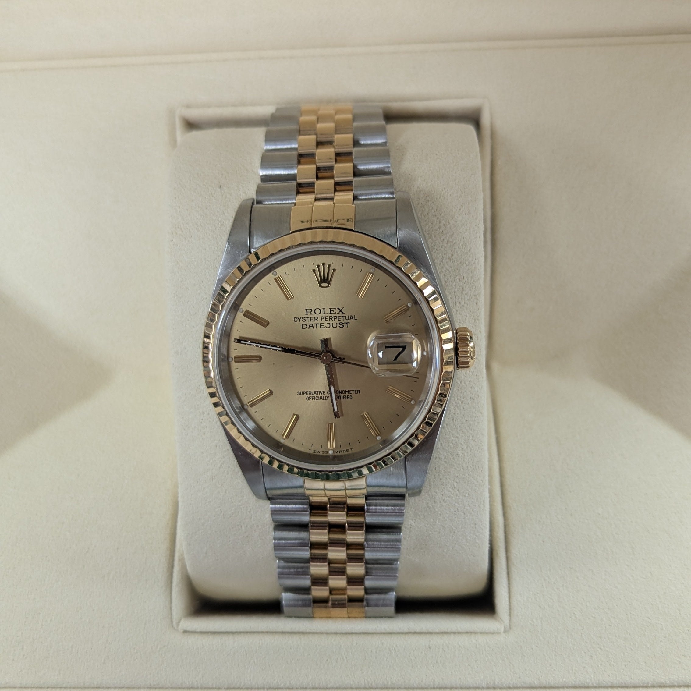 Rolex DateJust 36mm Champagne (Ref. 16233)