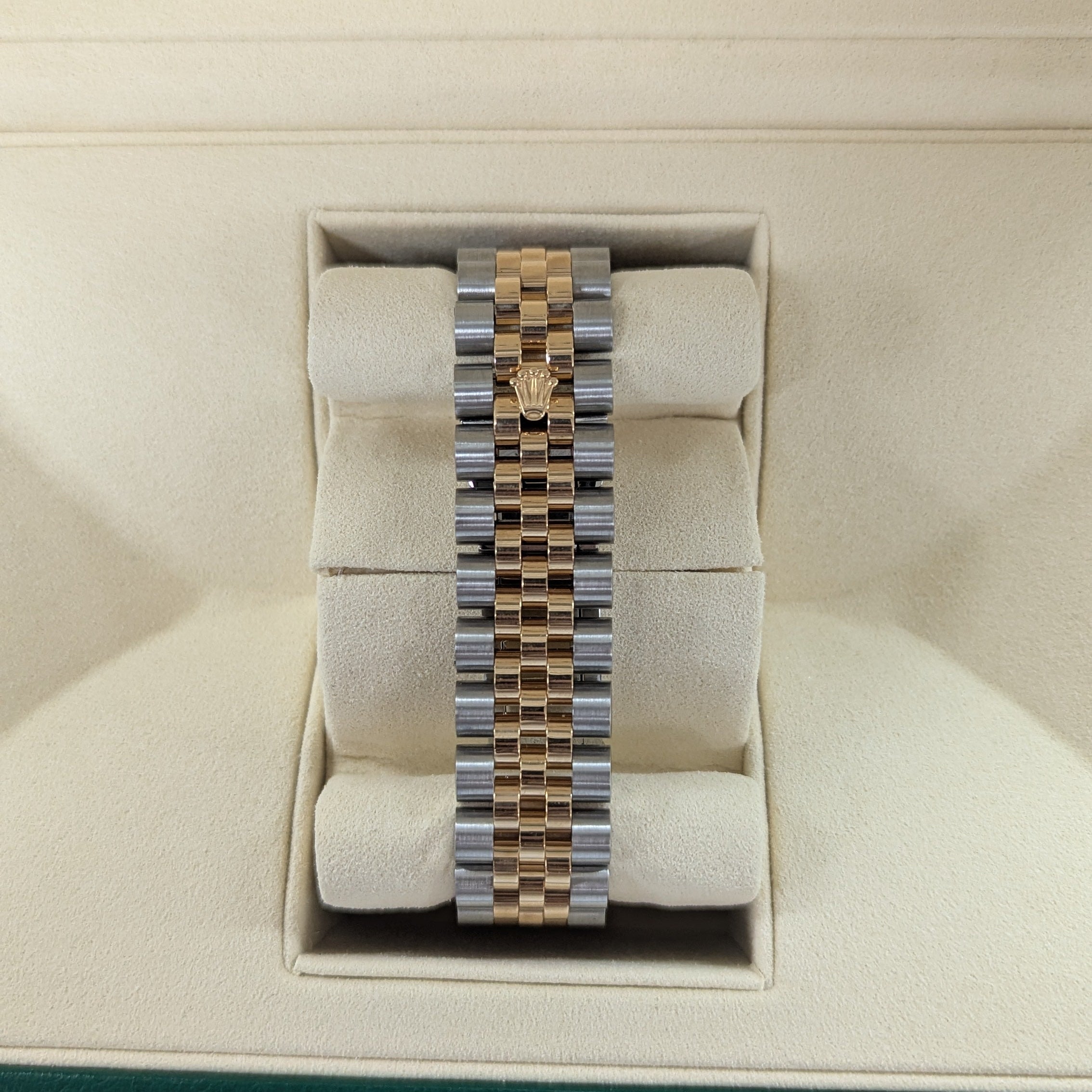 Rolex DateJust 36mm Two Tone, Champagne Roman Dial, Fluted Bezel (Ref. 116233)
