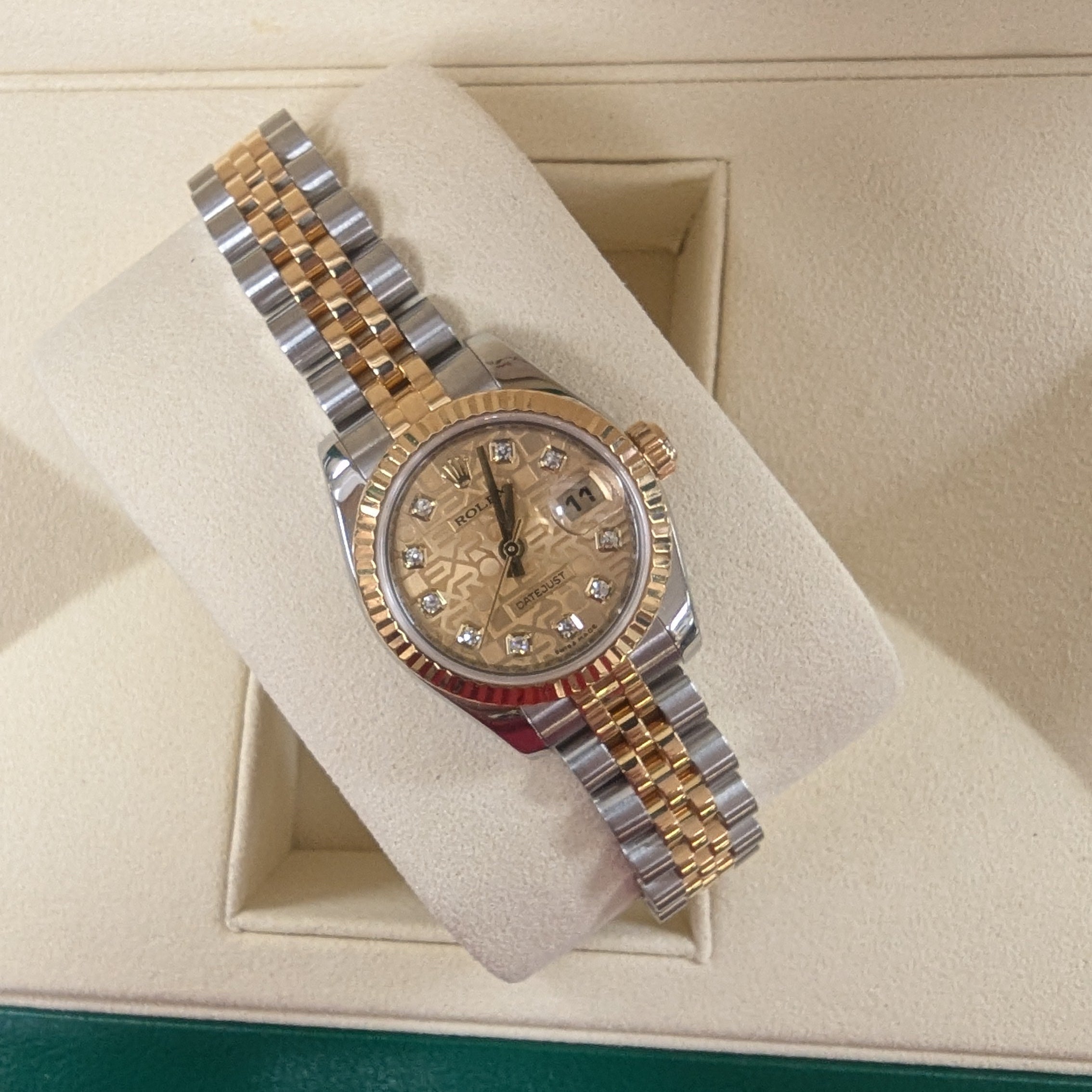 Rolex DateJust Two Tone 26mm, Anniversary Diamond Dial (Ref. 179173)