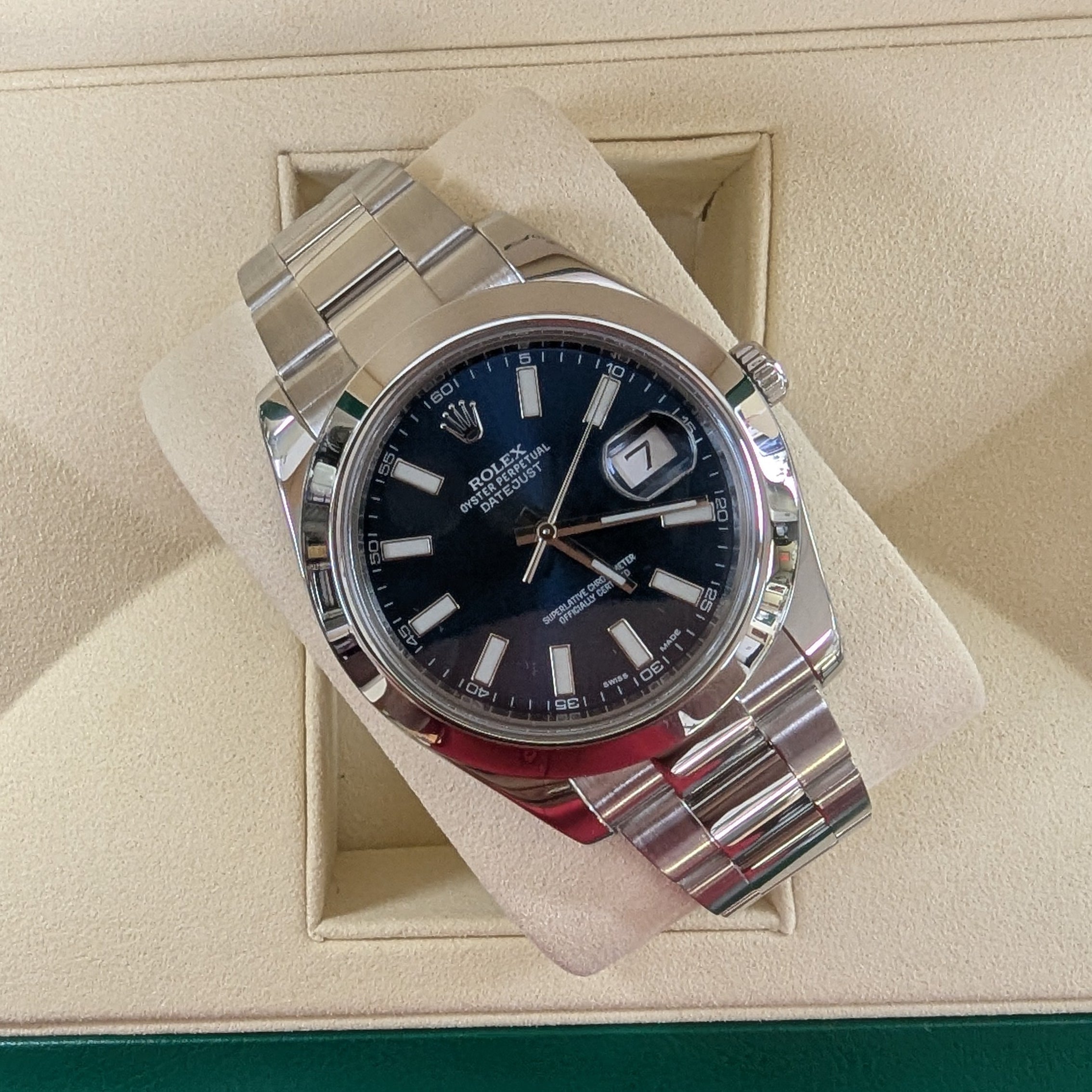 Rolex DateJust II Blue Stick (Ref. 116300)
