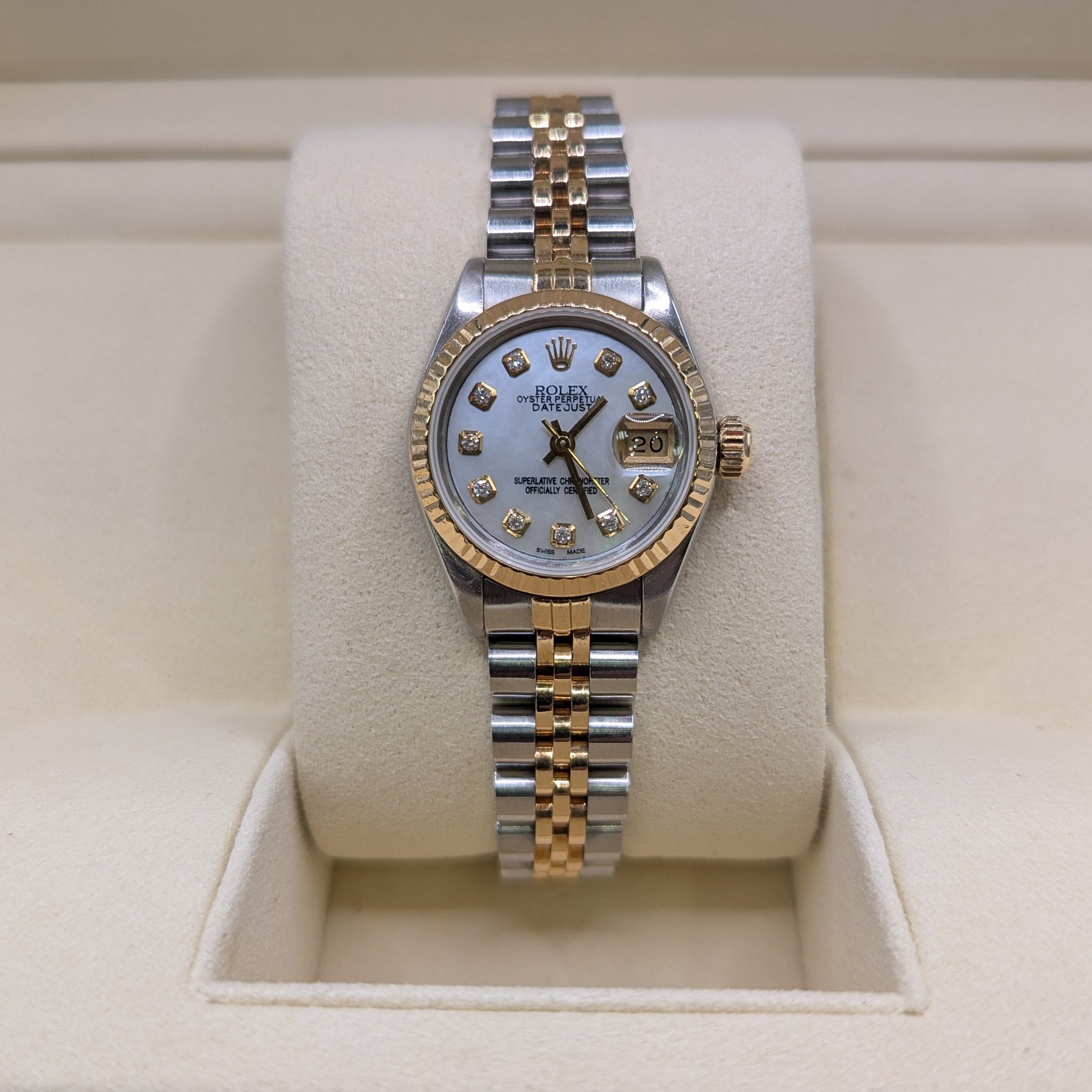 Rolex Datejust 26mm, Jubilee Two Tone, Diamond Dial (Ref. 69173)