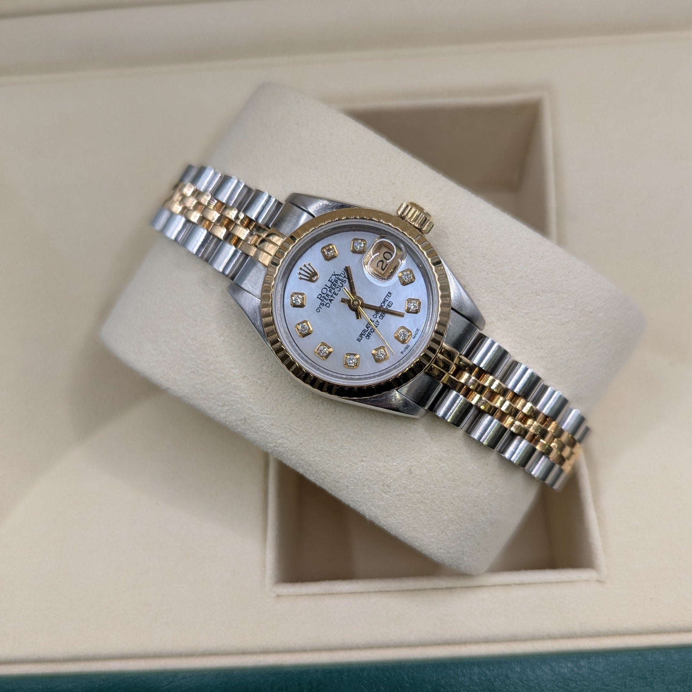 Rolex Datejust 26mm, Jubilee Two Tone, Diamond Dial (Ref. 69173)