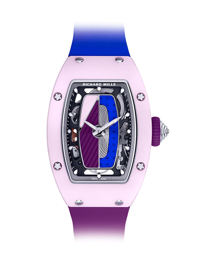 Richard Mille Automatic Winding Coloured Ceramic Pastel Pink RM 07-01 - Like New
