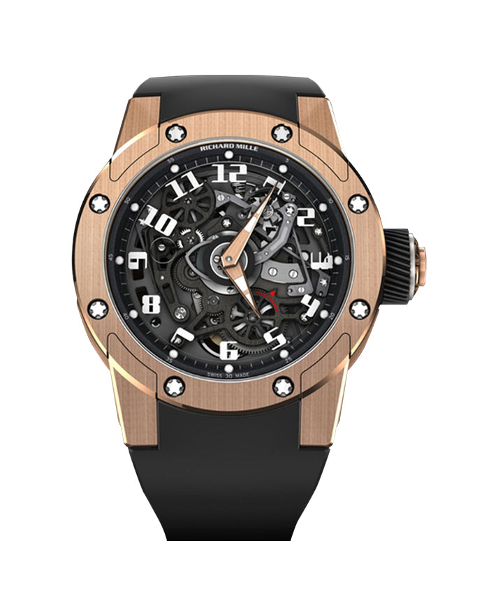 Richard Mille Automatic Winding Dizzy Hands Red Gold/Titanium RM 63-01 - Like New