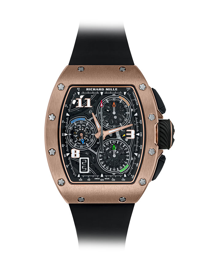 Richard Mille Lifestyle Flyback Chronograph Rose Gold RM 72-01 - Like New