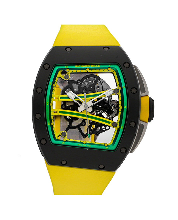 Richard Mille Yohan Blake Ceramic Manual WInding Yellow RM 61-01 - Like New