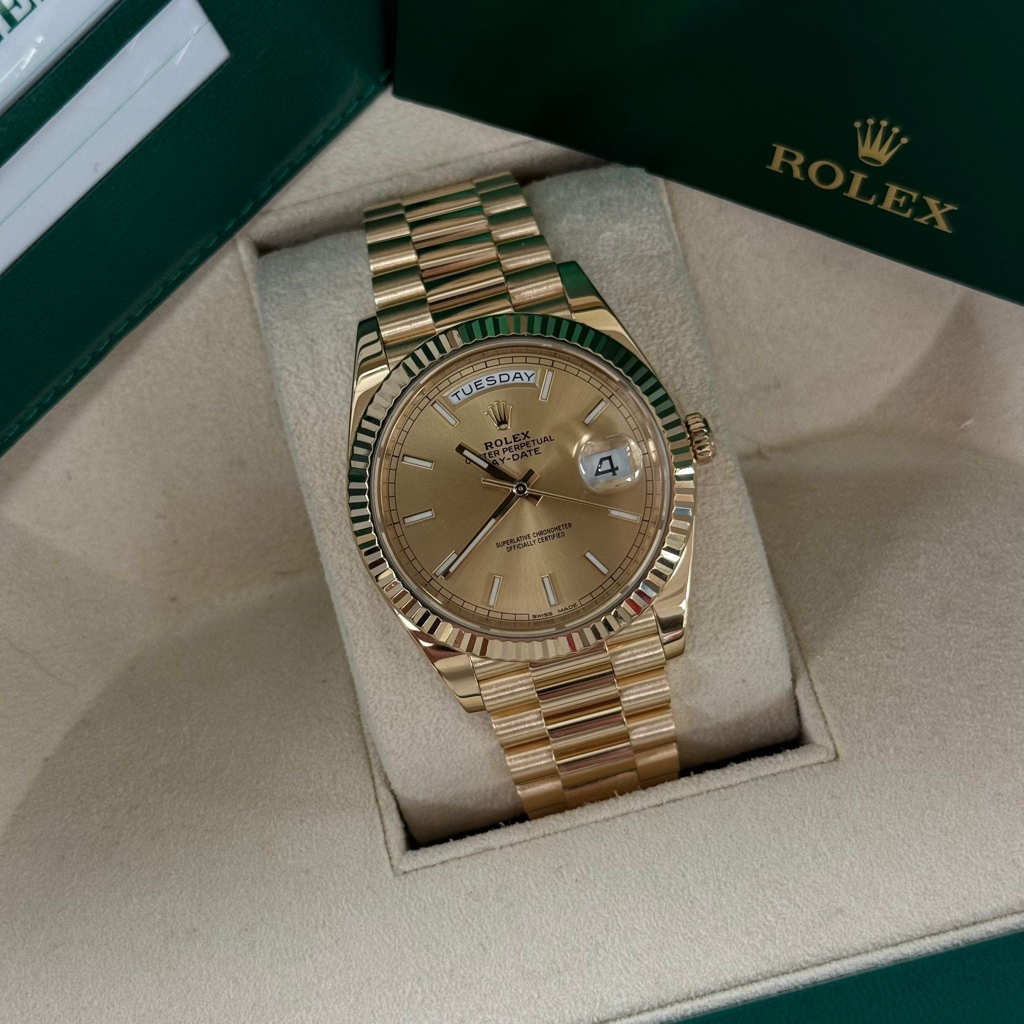Rolex Daydate 40 President Champagne (Ref. 228238)