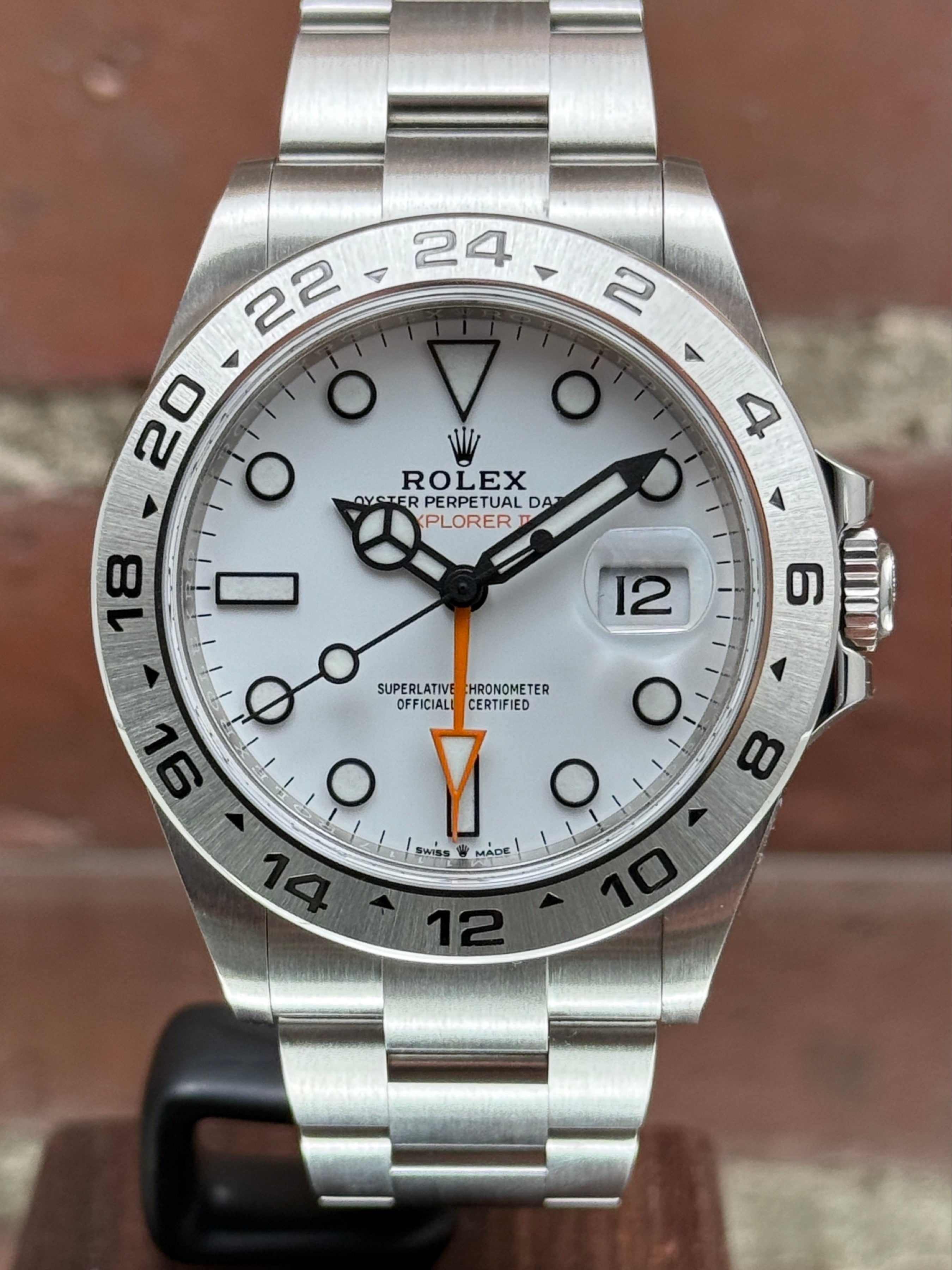 Pre-owned Rolex Explorer II 226570 | Steel White