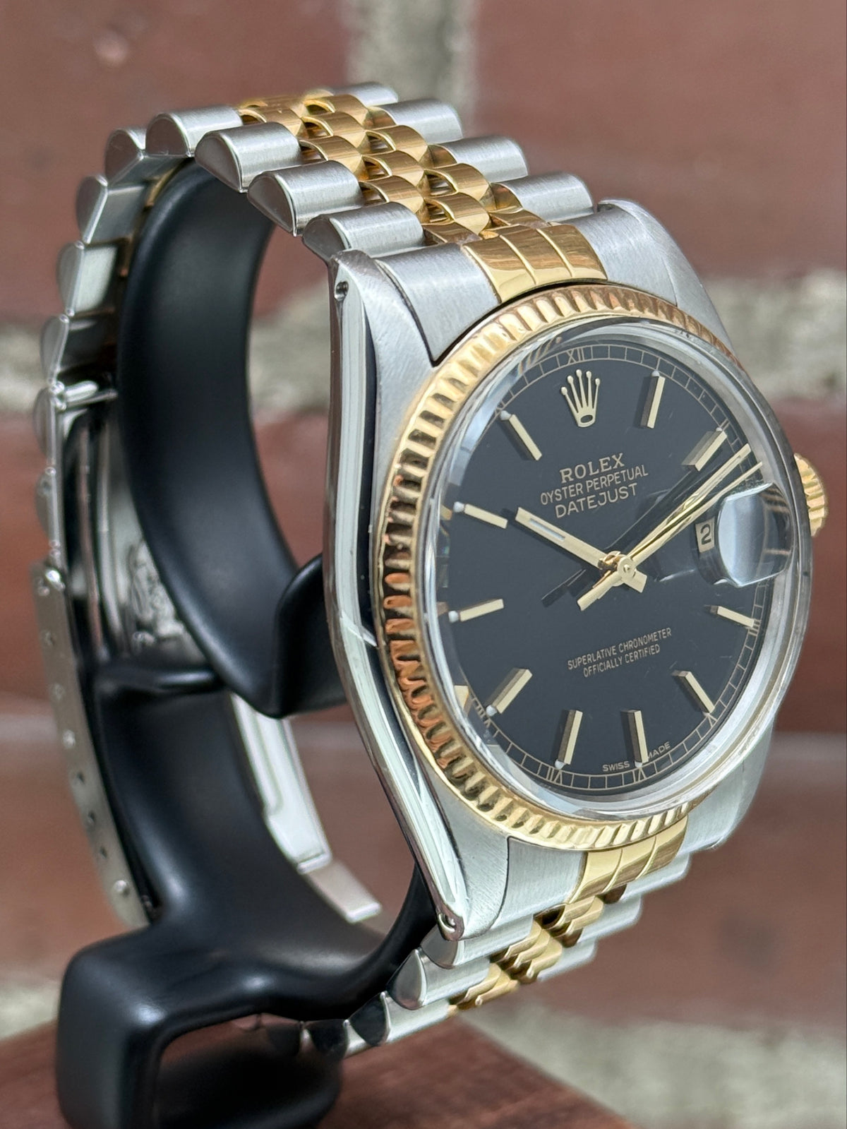 Pre-owned Rolex Datejust 36 16013 | Gold and steel Gold