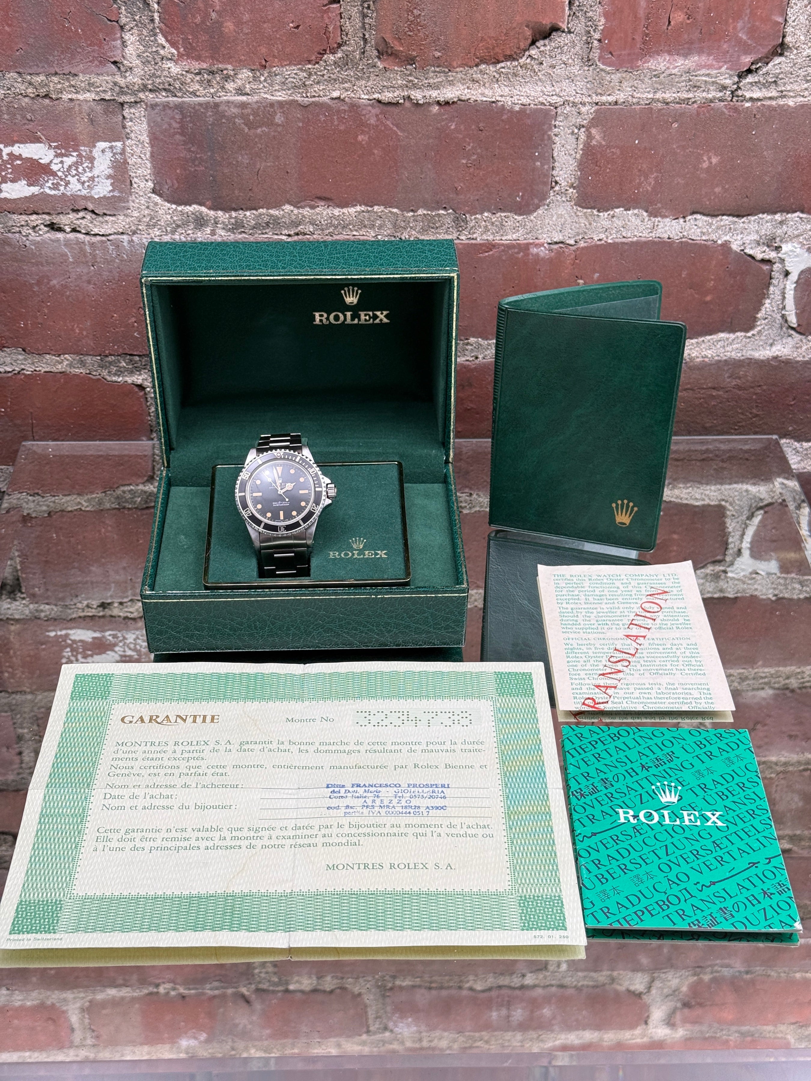 Pre-owned Rolex Submariner 5513 | Steel Black