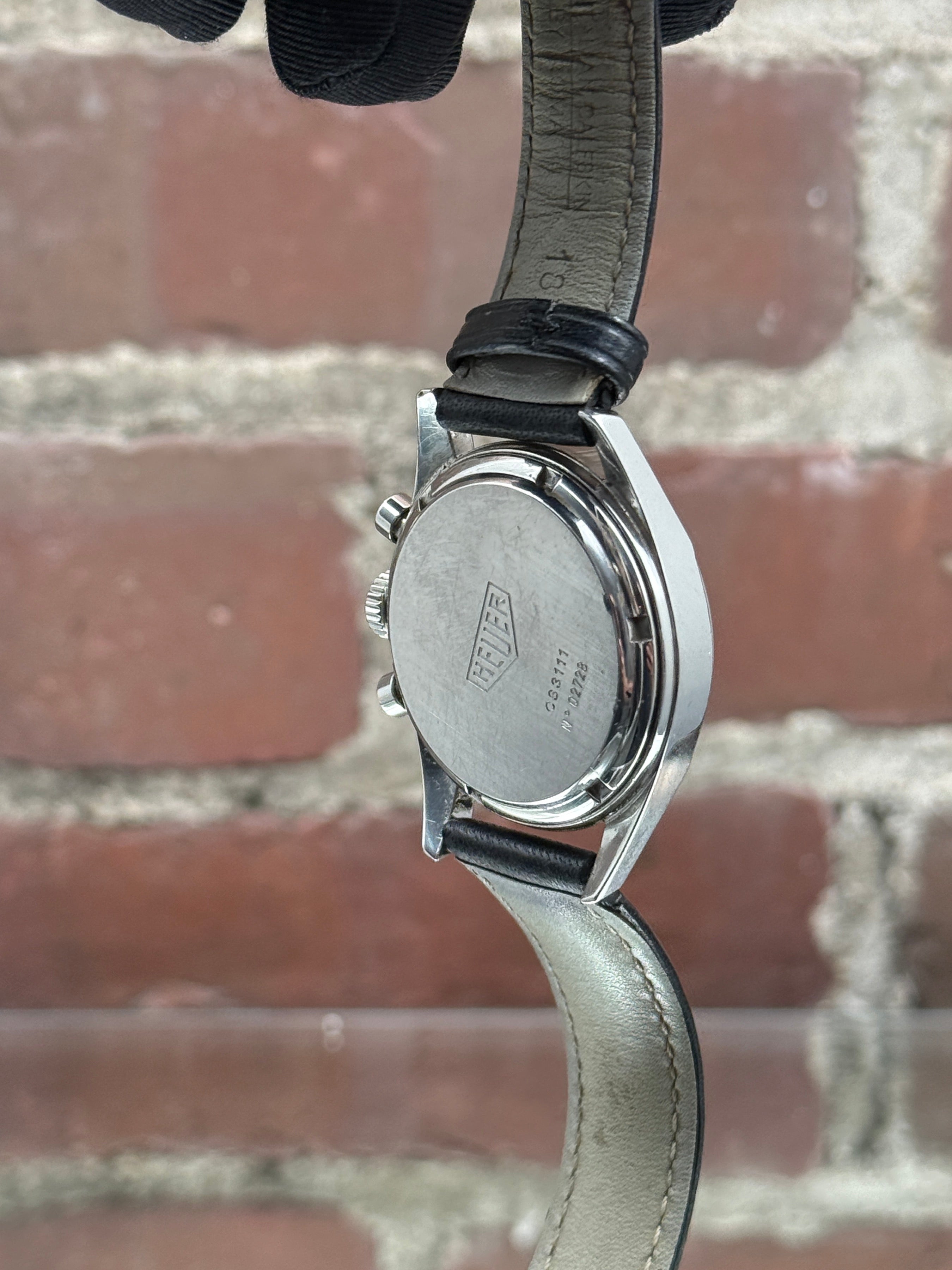 Pre-owned TAG Heuer Carrera Neo-vintage 1964 Re-Edition CS3111 | Steel Black
