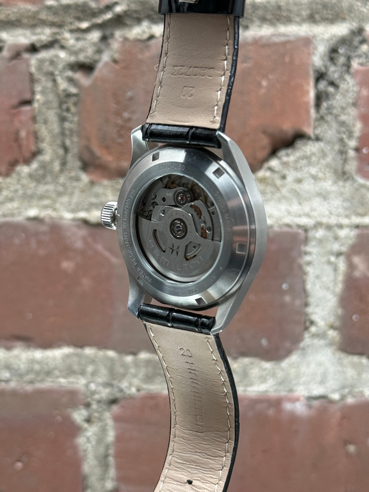 Pre-owned Hamilton Khaki Field Murph 38mm H70405730 | Steel Black
