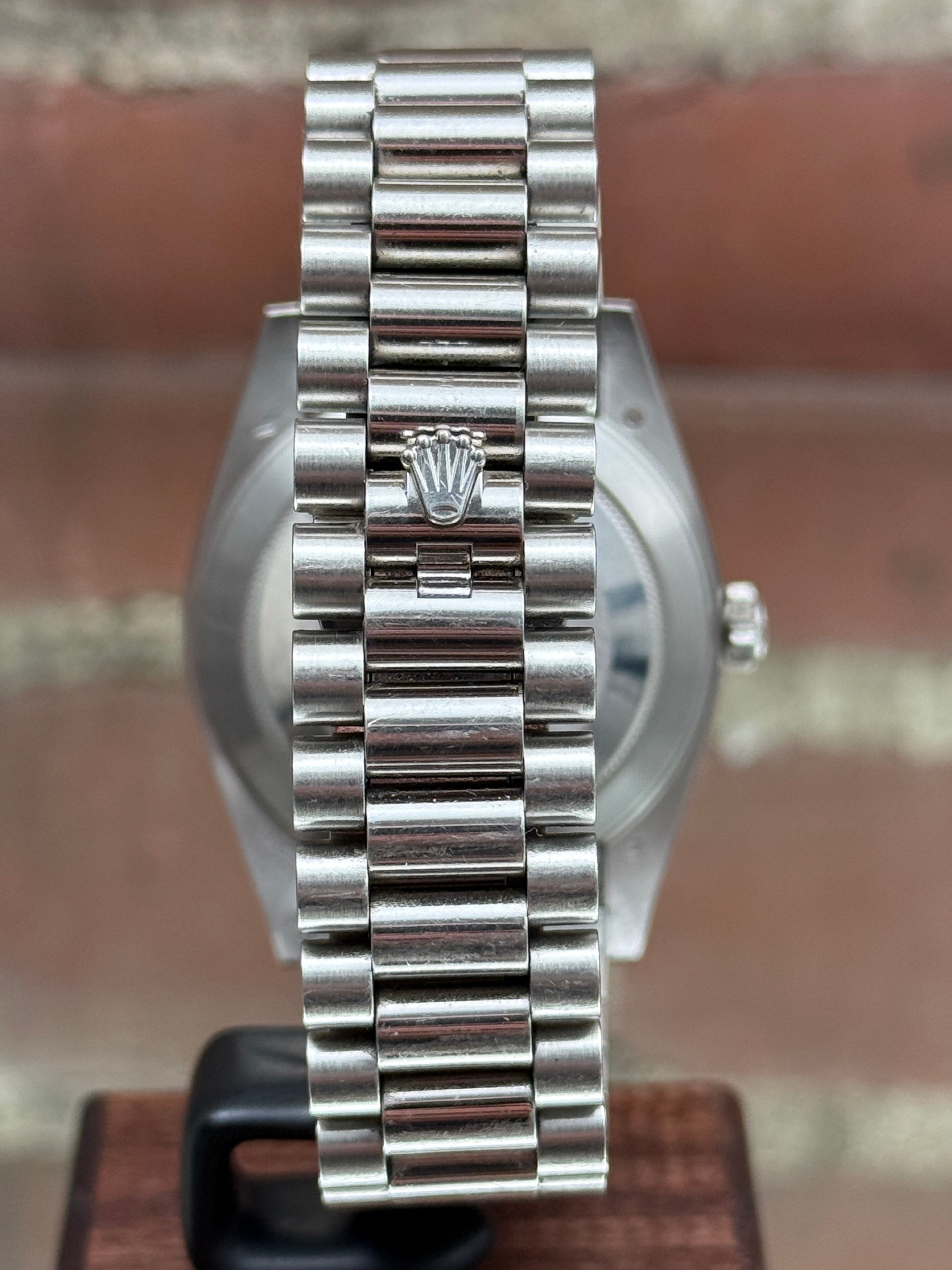 Pre-owned Rolex Day-Date 40 228206 | Steel Blue