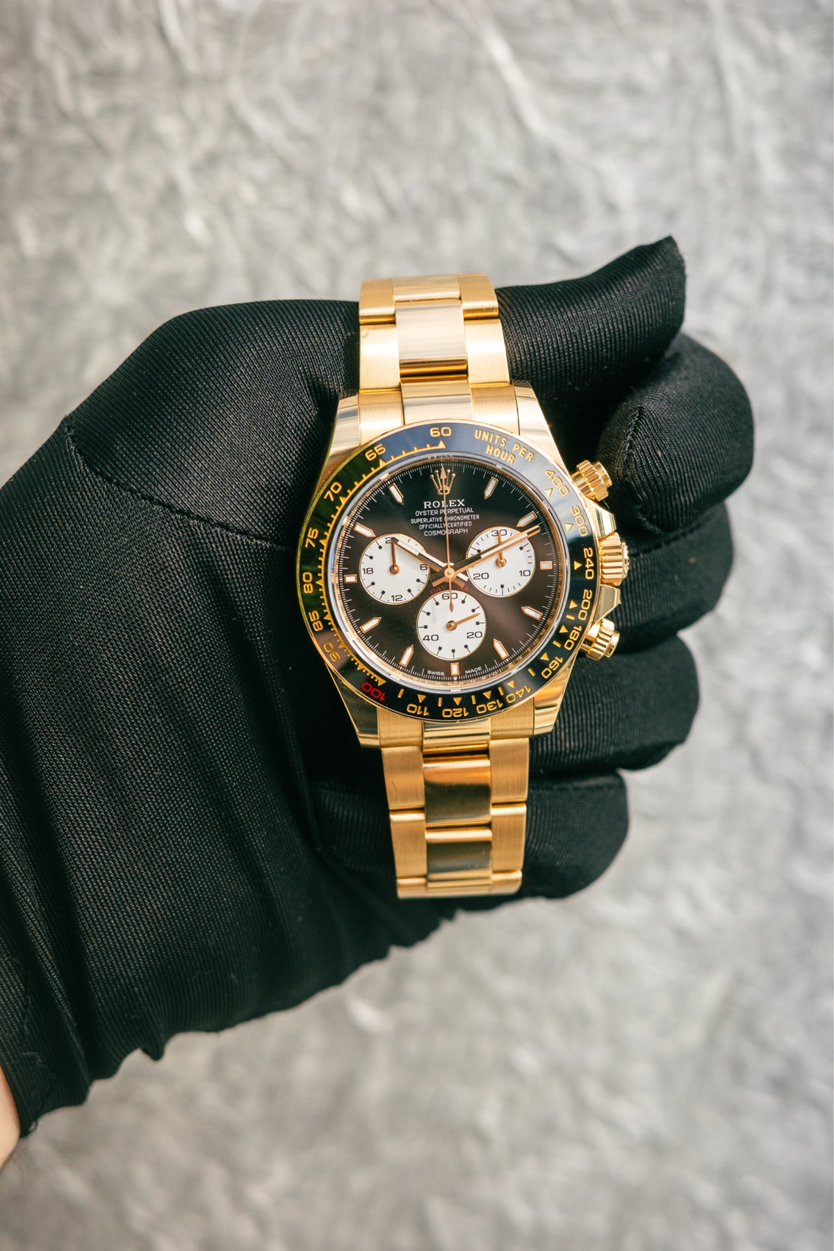 Mint Rolex Le Mans Daytona 126528LN | Yellow gold Black