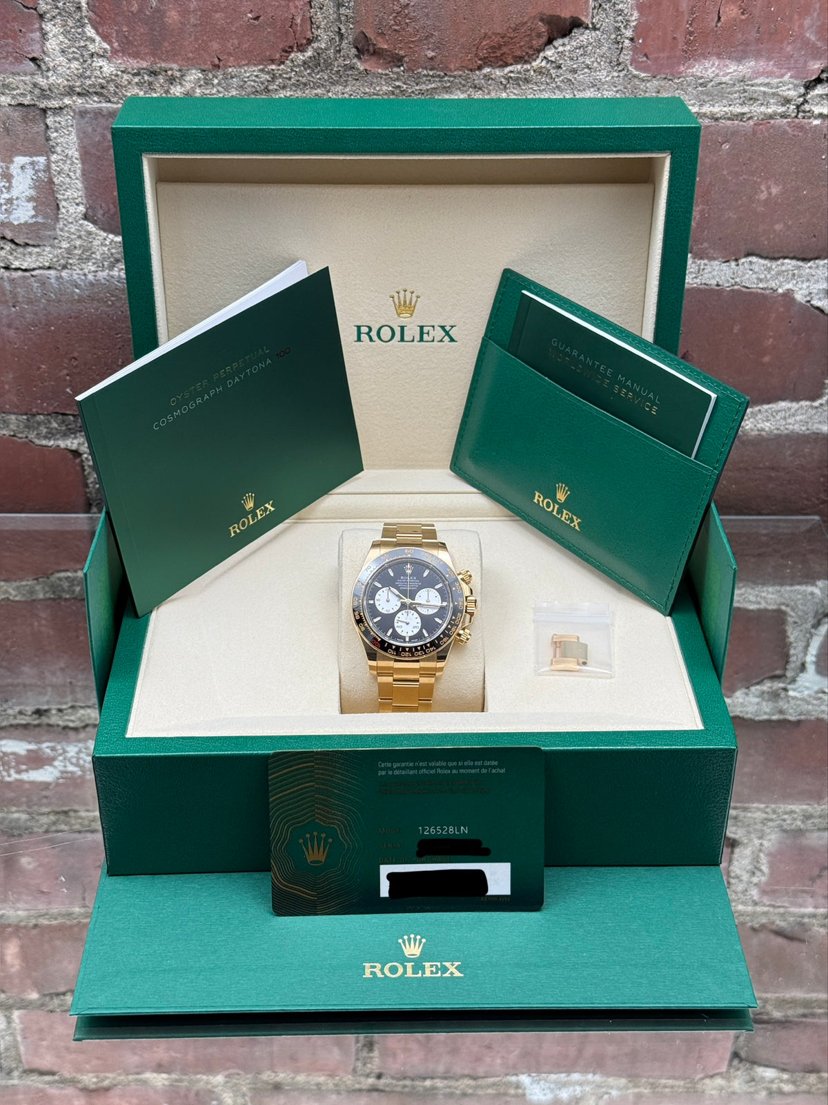 Mint Rolex Le Mans Daytona 126528LN | Yellow gold Black
