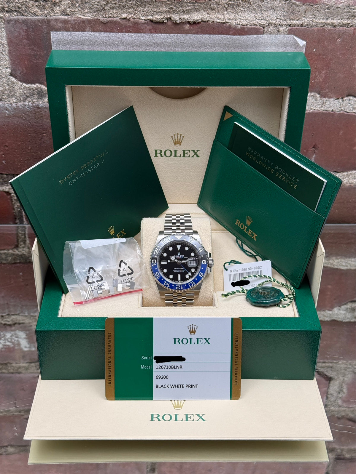 Brand new Rolex GMT-Master II 126710BLNR | Steel Black