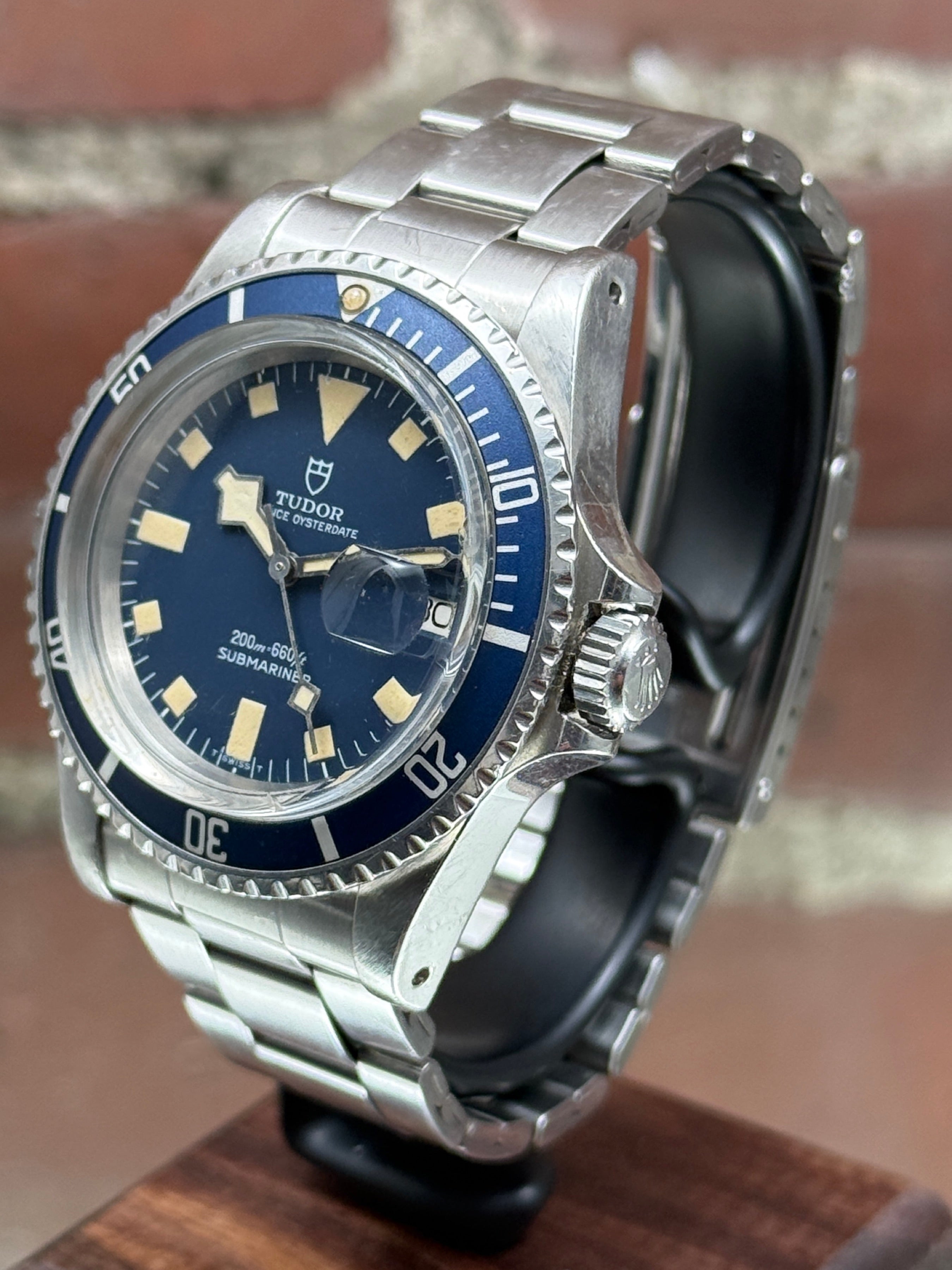 Pre-owned Tudor Submariner Snowflake 9411/0 | Steel Blue
