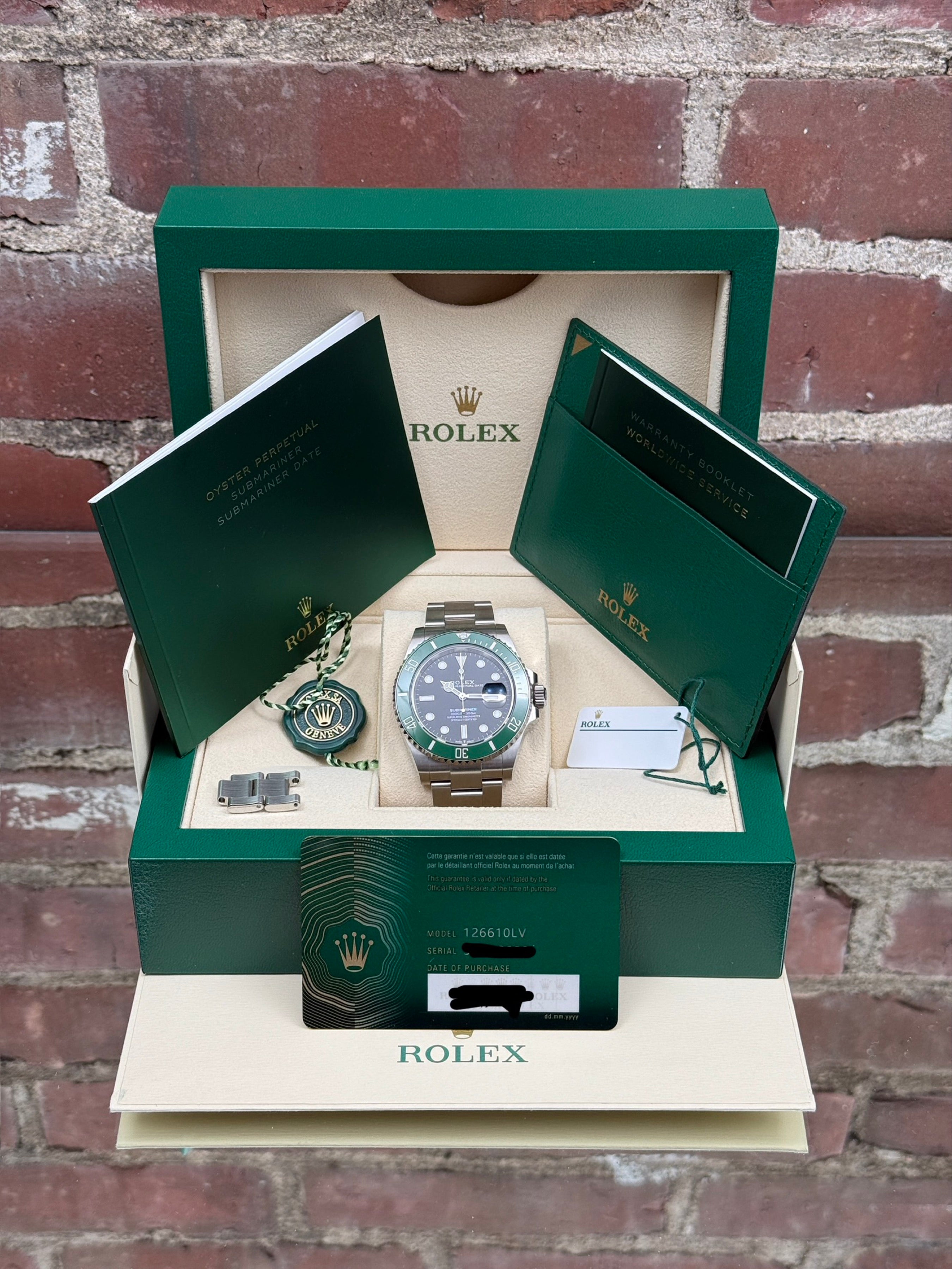 Brand new Rolex Submariner Date 126610lv | Steel Black