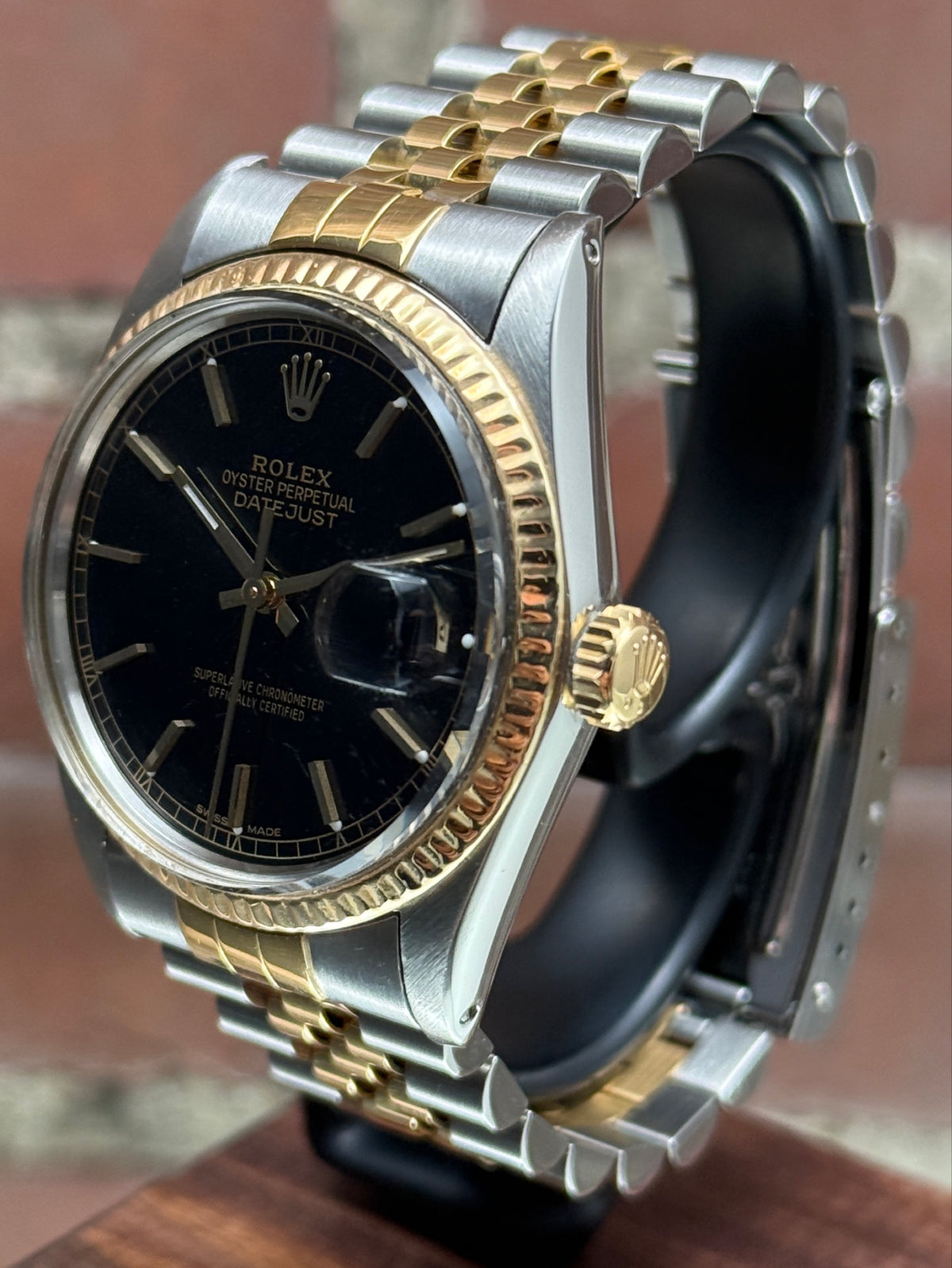 Pre-owned Rolex Datejust 36 16013 | Gold and steel Gold