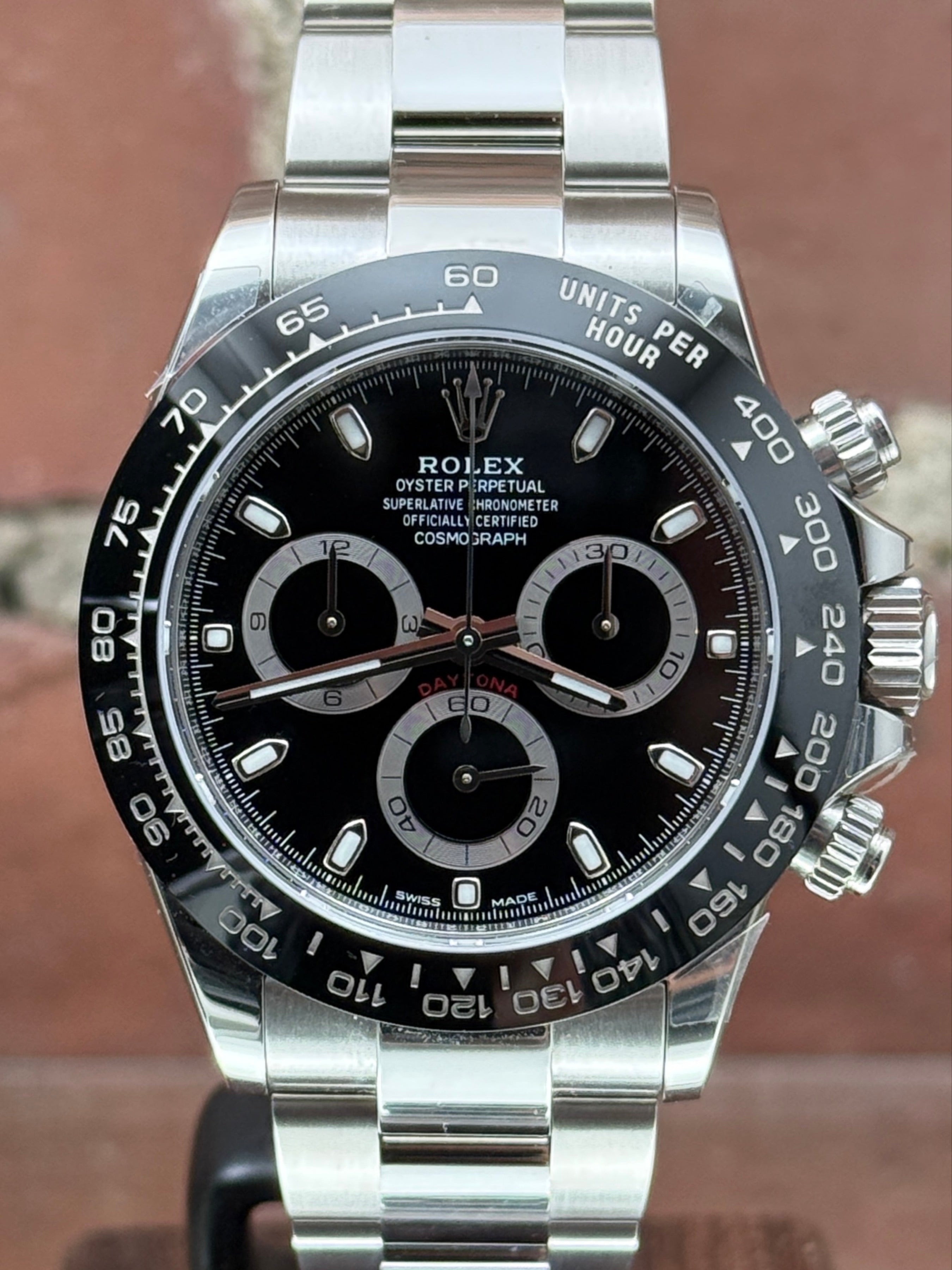 Mint Rolex Daytona 126500ln | steel black