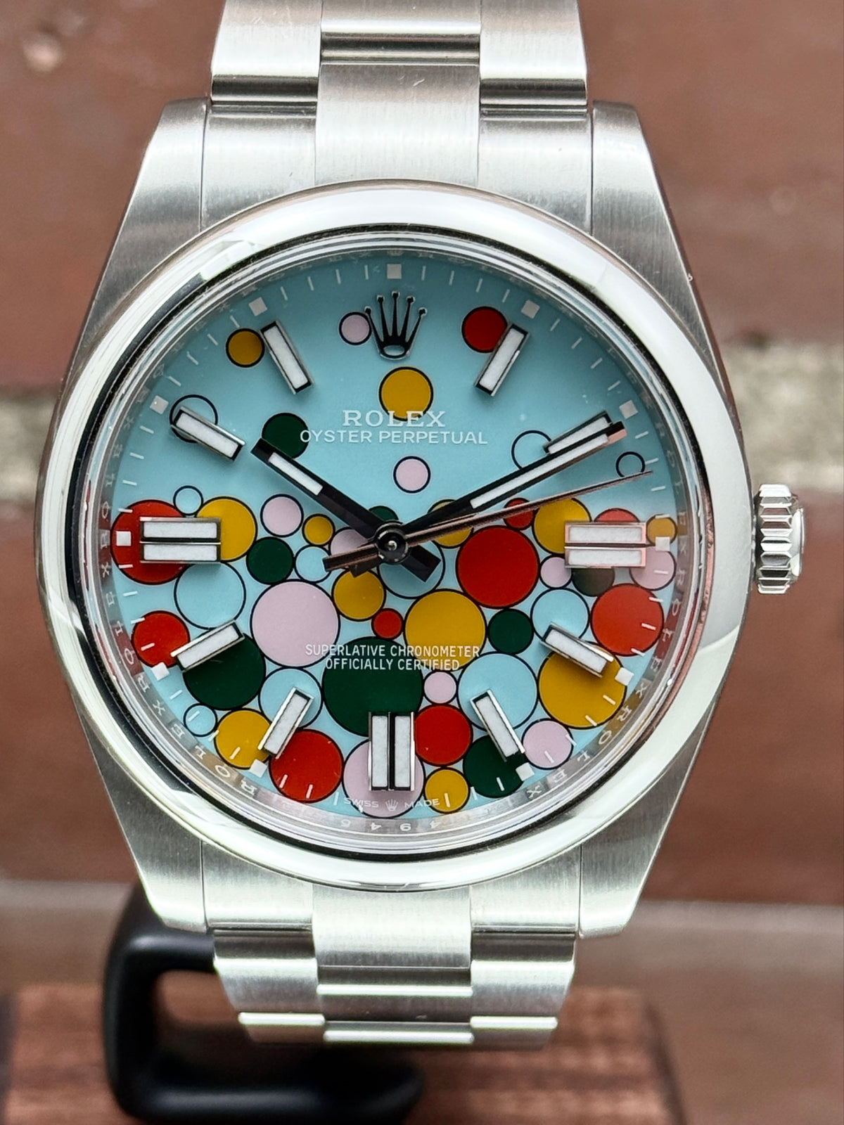 Excellent Rolex Oyster Perpetual 41 124300 | Steel Celebration
