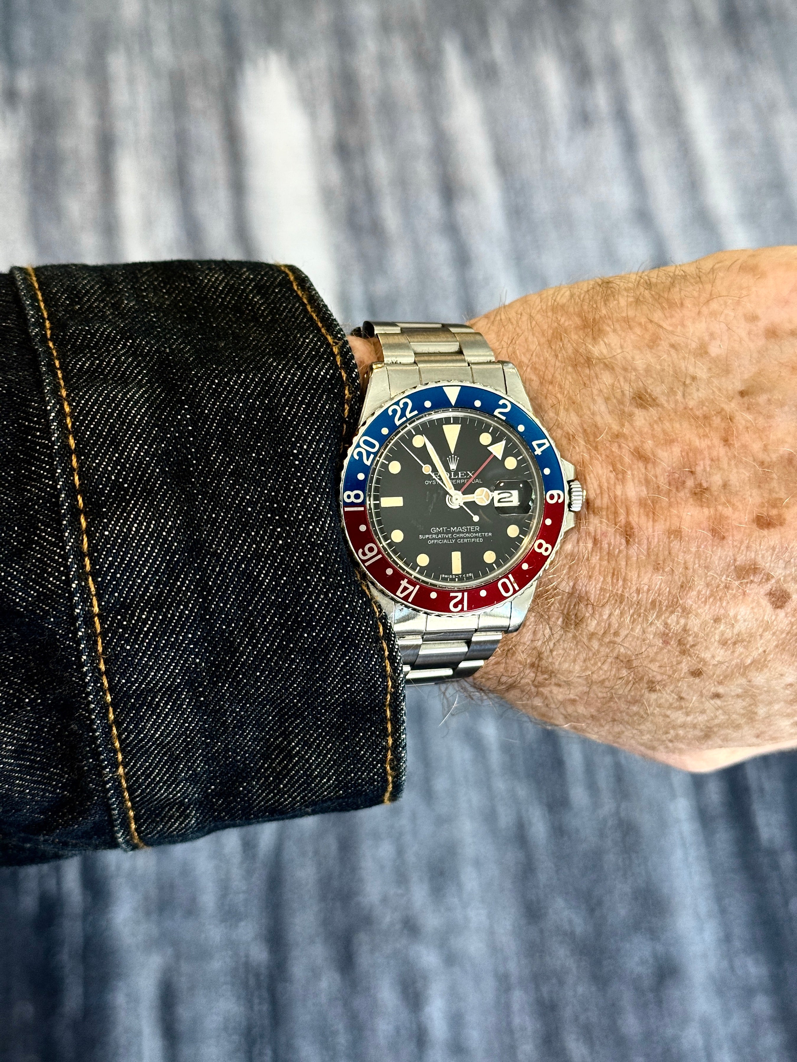 Pre-owned Rolex GMT-Master 1675 | Steel Black