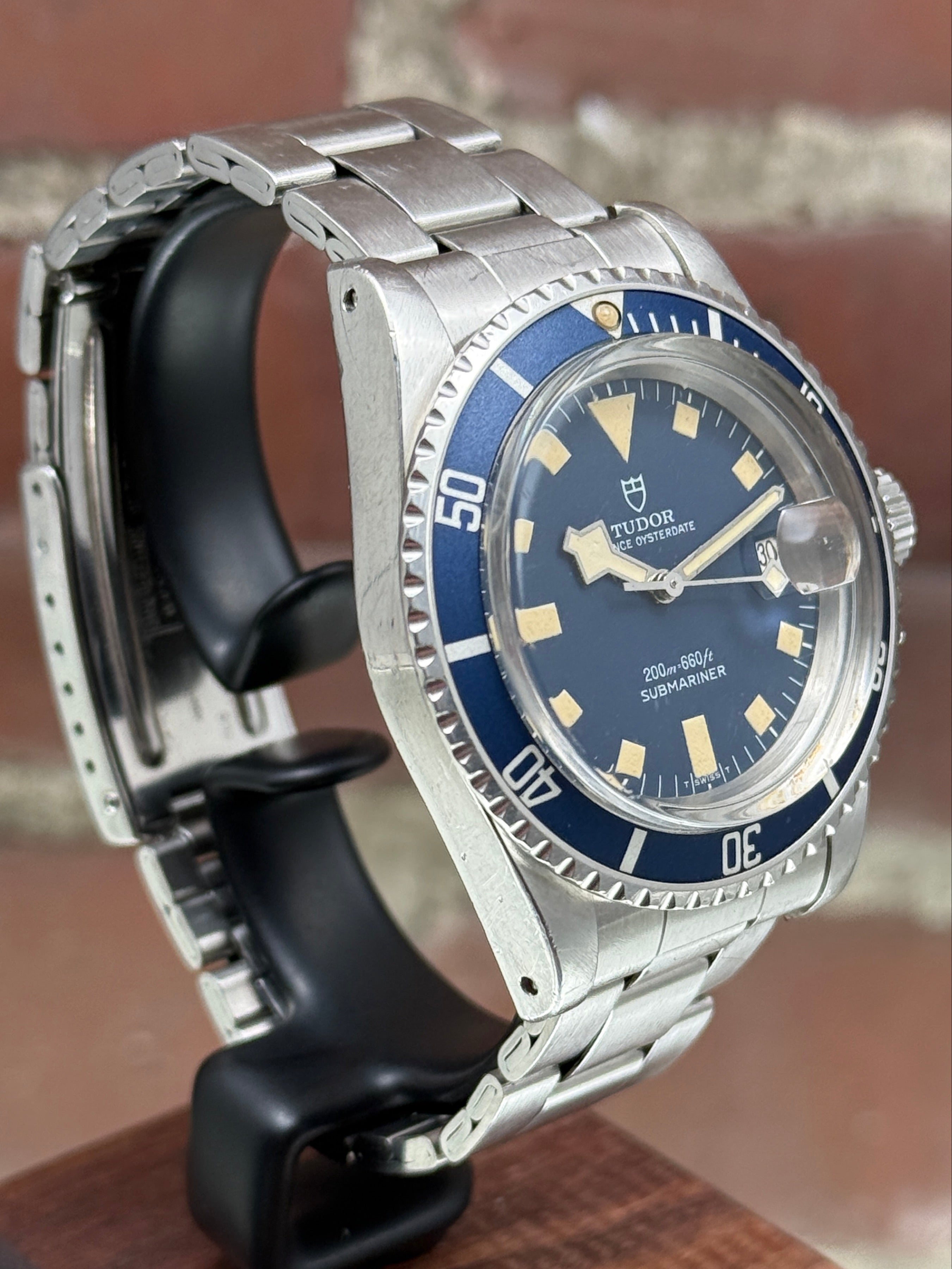 Pre-owned Tudor Submariner Snowflake 9411/0 | Steel Blue
