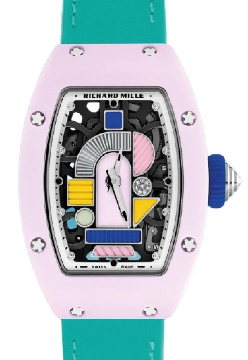 Richard Mille Automatic Winding Coloured Ceramic Blush Pink RM 07-01 - Like New