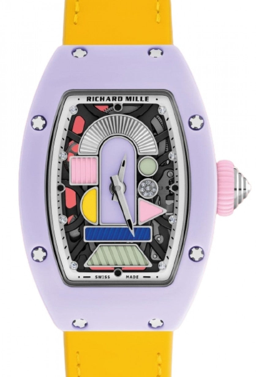 Richard Mille Automatic Winding Coloured Ceramic Lavender Pink RM 07-01 - Like New