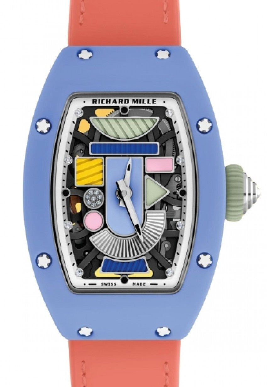 Richard Mille Automatic Winding Coloured Ceramic Powder Blue RM 07-01 - Like New