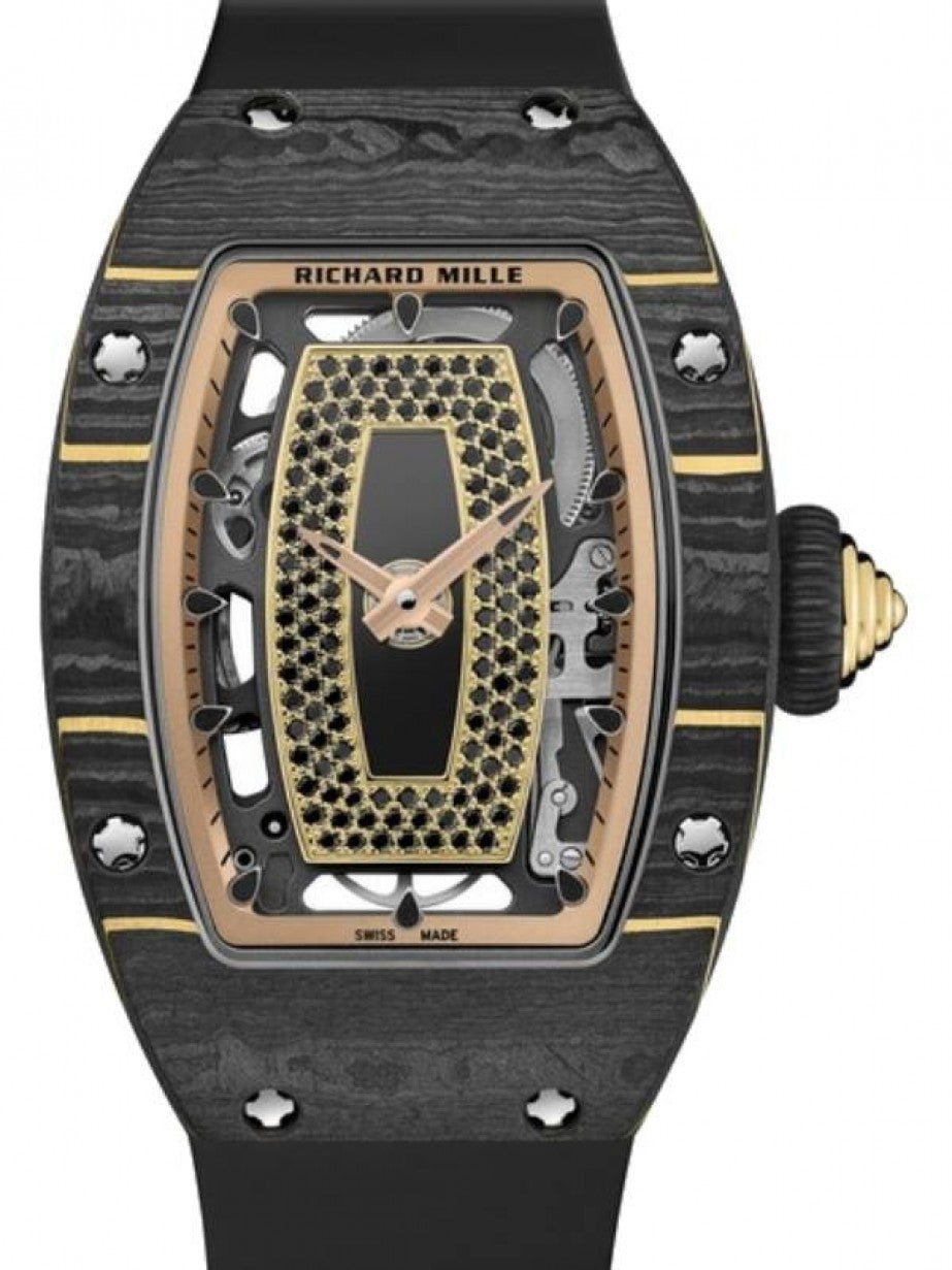 Richard Mille Automatic Winding Carbon TPT Black RM 07-01 - Like New