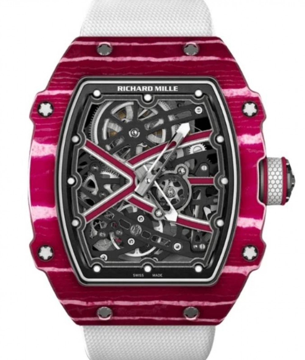Richard Mille Automatic Winding Extra Flat Mutaz Barshim Carbon TPT RM 67-02 - Like New