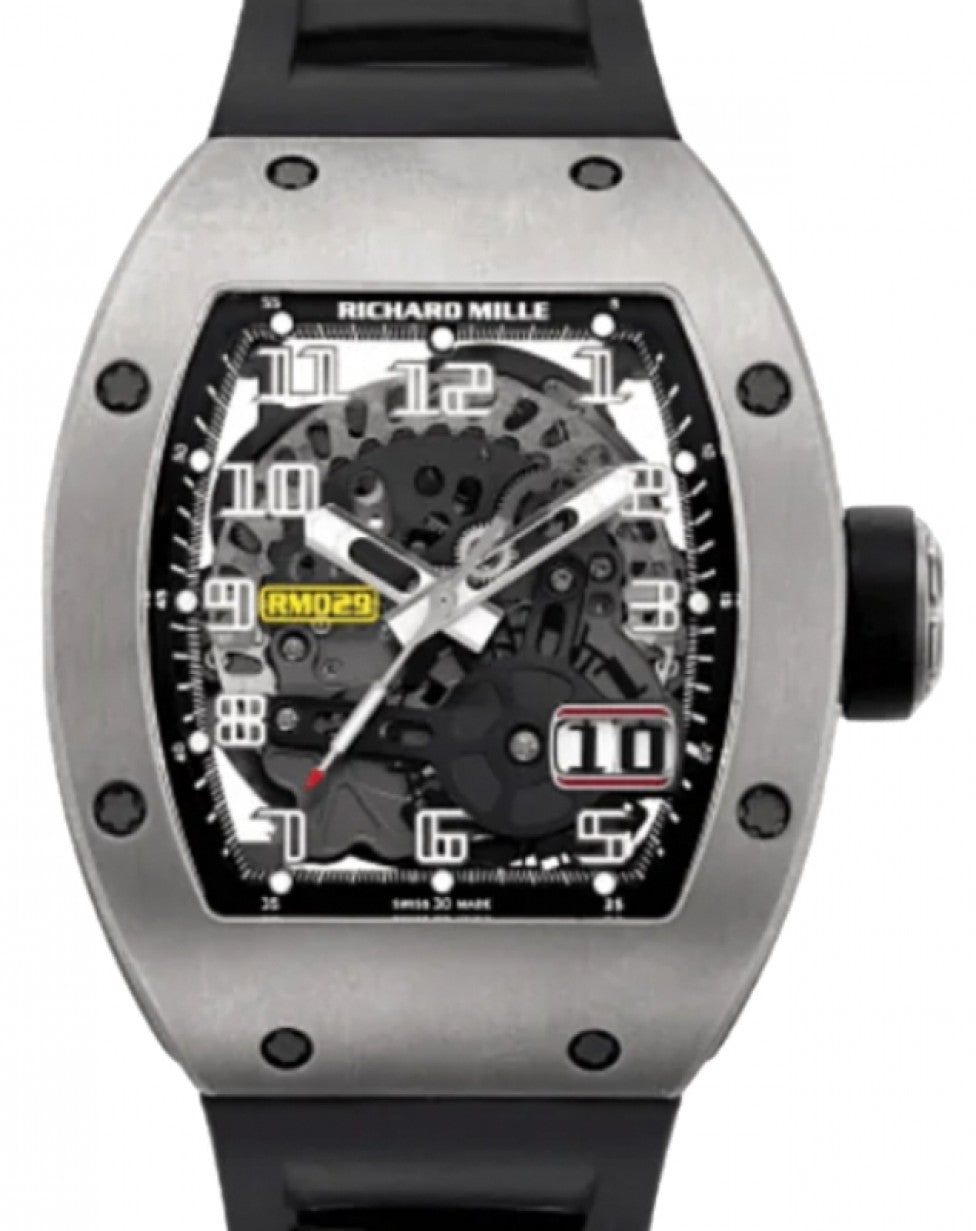 Richard Mille Automatic Winding Oversize Date Titanium RM 029 - Like New