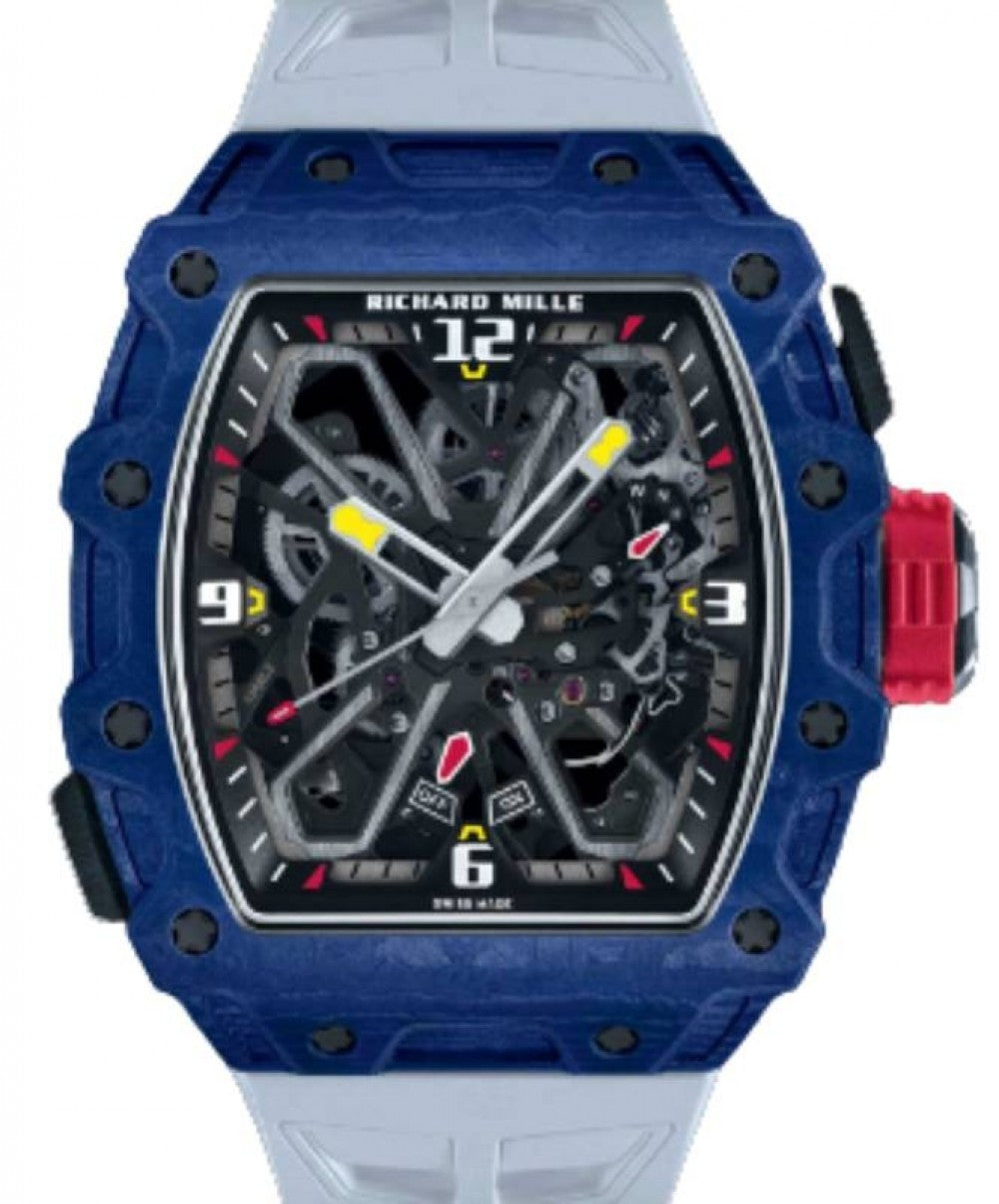 Richard Mille Automatic Winding Rafael Nadal Blue Quartz TPT RM 35-03 - Like New