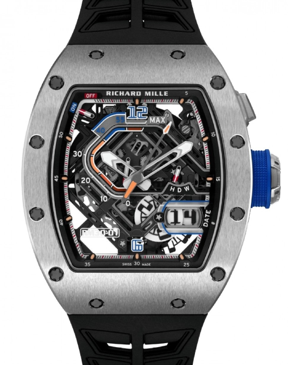 Richard Mille Automatic with Declutchable Rotor Titanium RM 30-01 - Like New