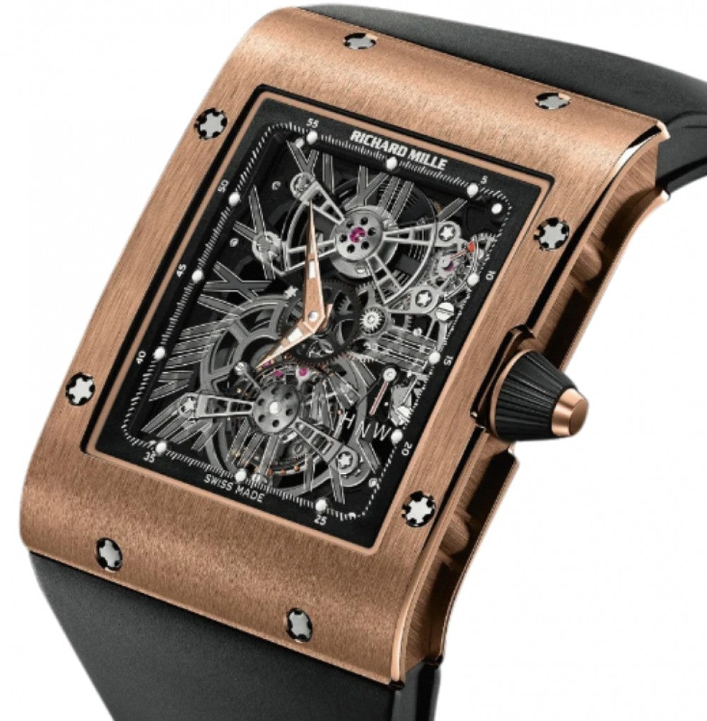 Richard Mille Manual Winding Tourbillon Extra Flat Red Gold RM 017 - Like New