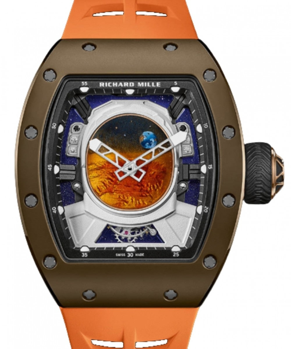 Richard Mille Manual Winding Tourbillon Pharrell Williams Cermet/Carbon TPT RM 52-05 - Like New