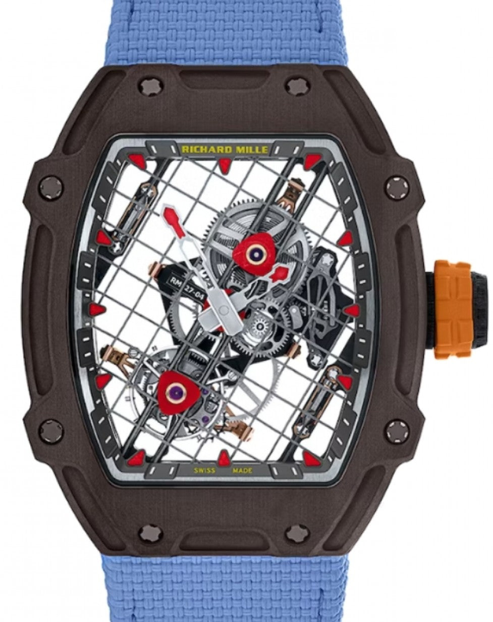 Richard Mille Manual Winding Tourbillon Rafael Nadal "TitaCarb" Titanium/Carbon RM 27-04 - Like New