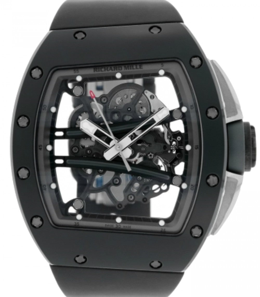 Richard Mille Manual WInding Yohan Blake Grey Edition Black Ceramic RM 61-01 - Like New