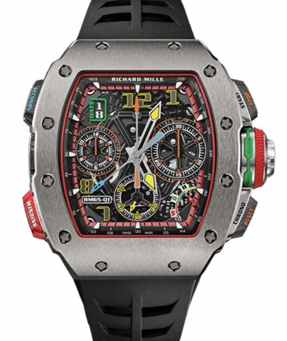 Richard Mille Automatic Winding Split-seconds Chronograph Titanium RM 65-01 - Like New