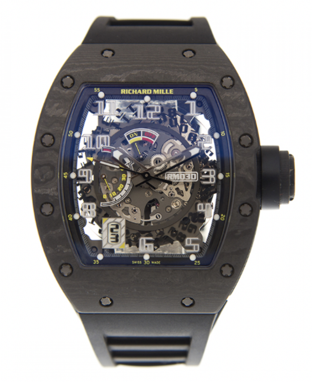 Richard Mille Automatic Winding with Declutchable Rotor Carbon RM 030 - Like New