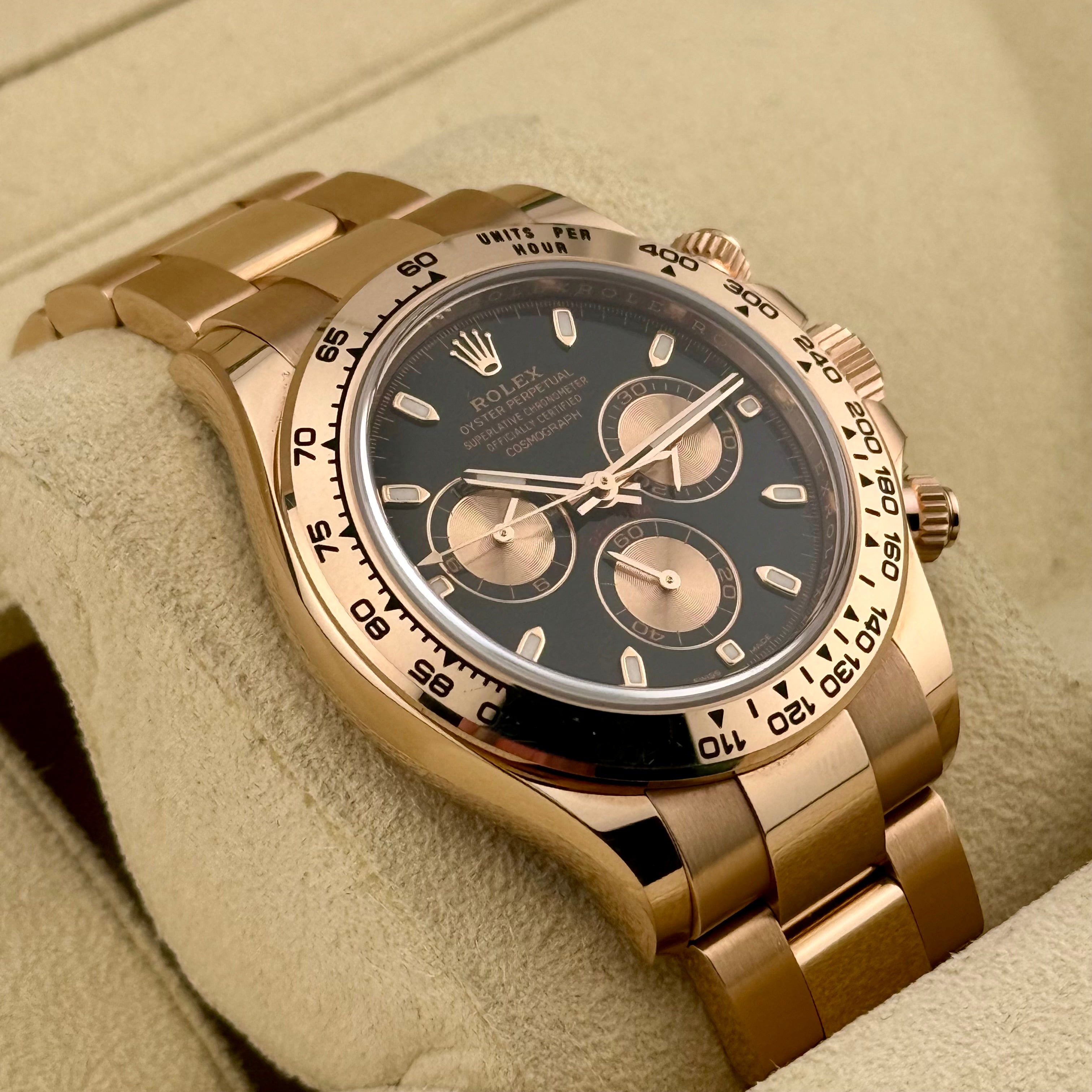 Rolex Daytona Black Index Dial 116505