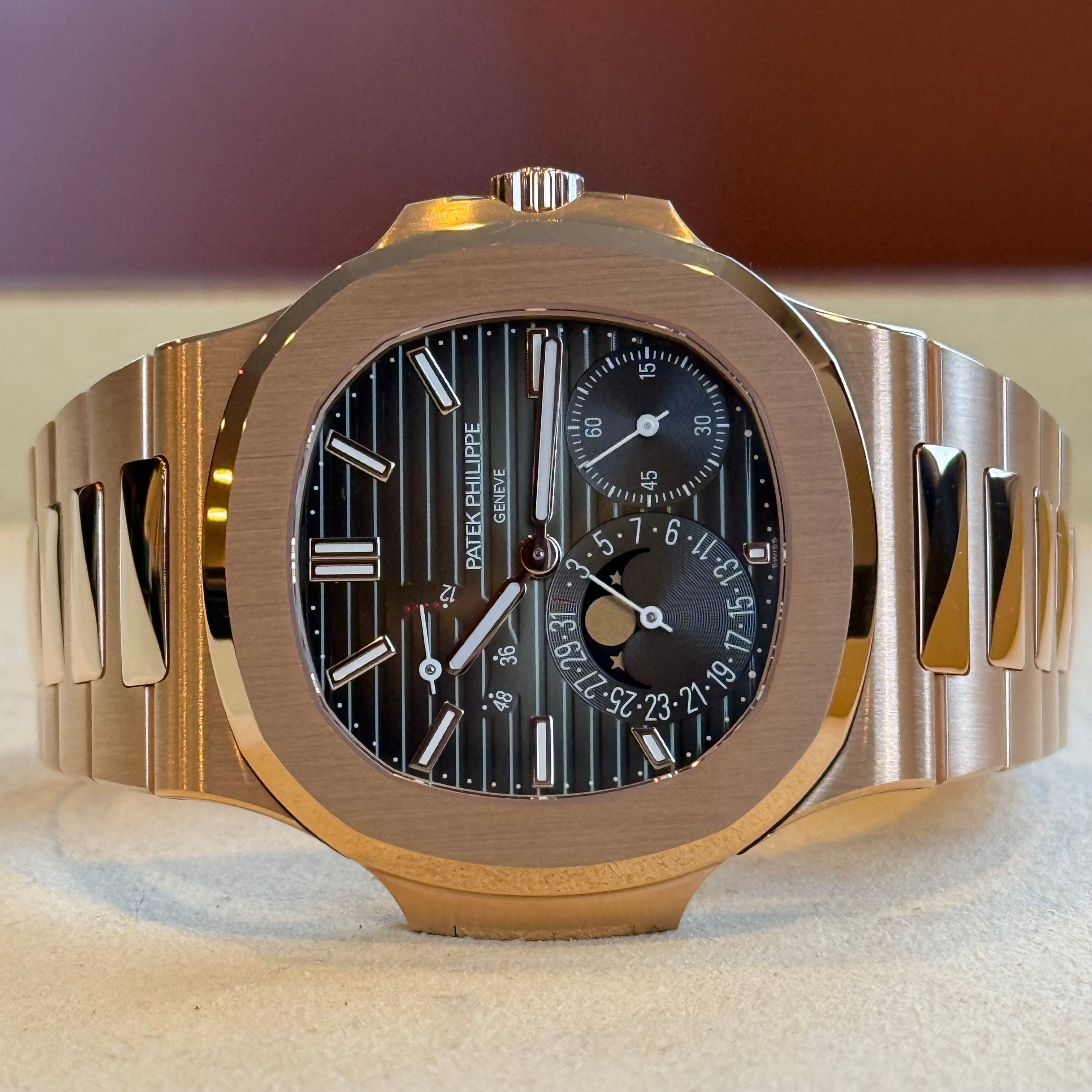 Patek Philippe Nautilus - Moon Phases Brown Dial 5712/1R-001