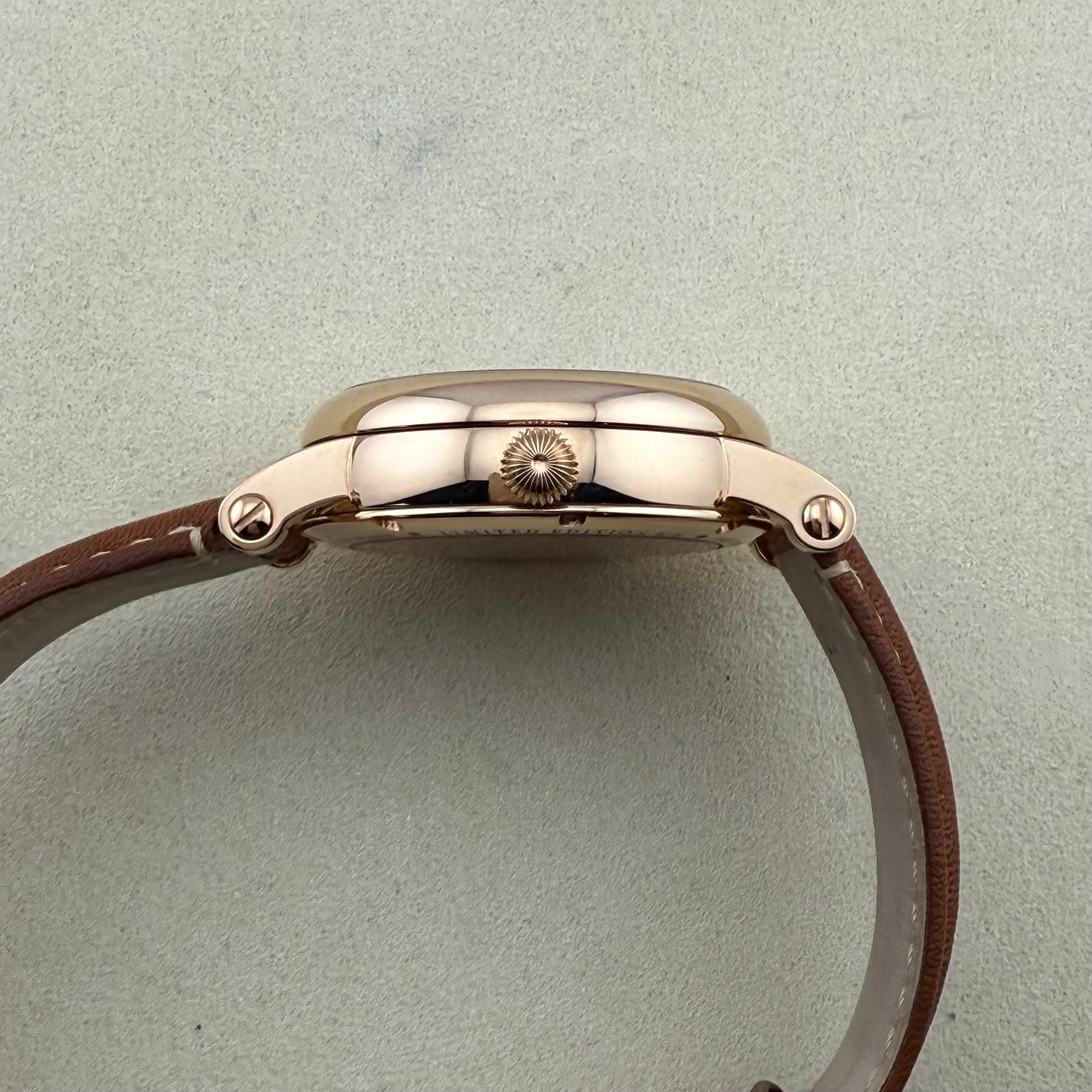 Christiaan Van Der Klaauw Planetarium Dunes of Mars Red aventurine glass with rodiumnized roman numerals Dial CKPM1105